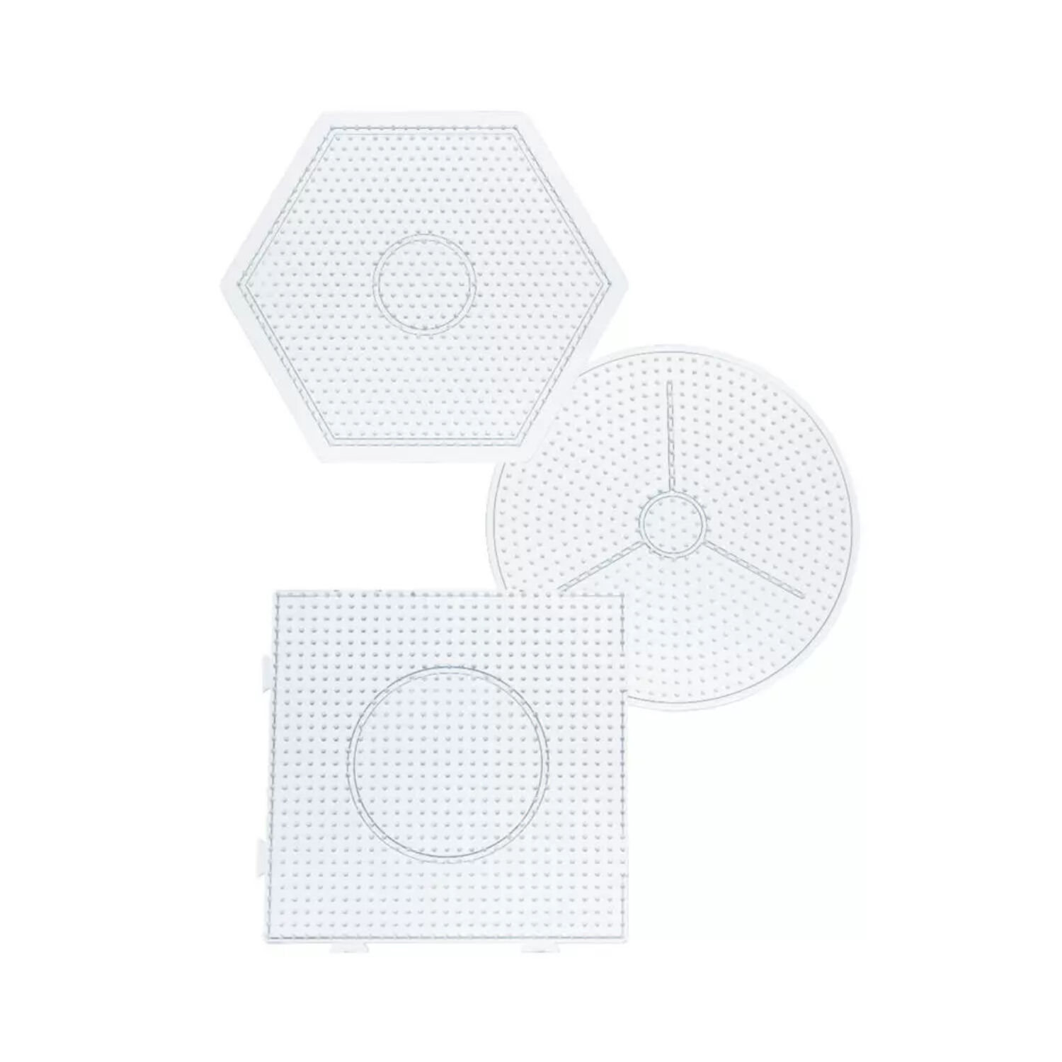 Bgelperlen Stiftplatten 3 Motive, BASIC gro