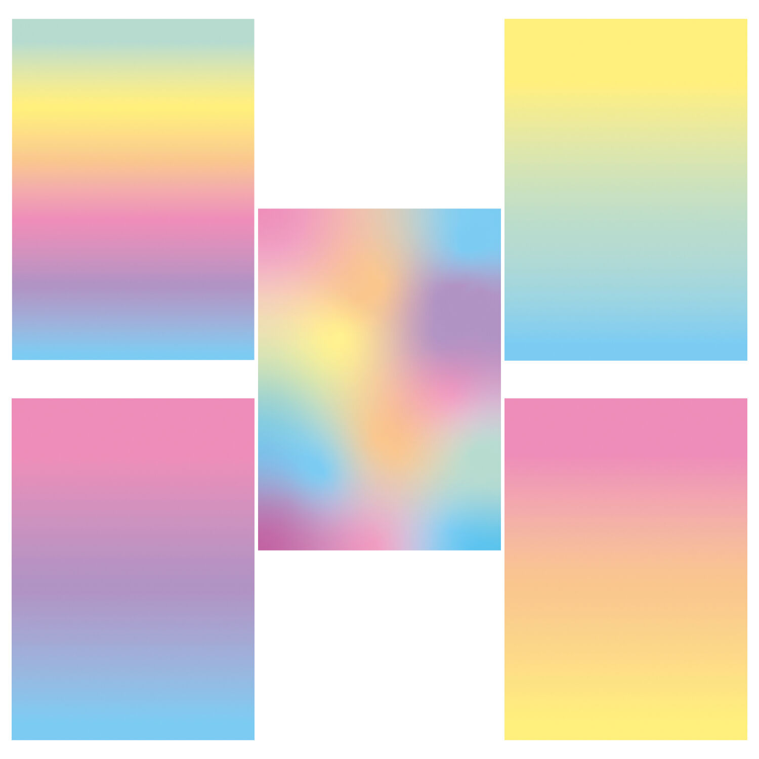 Glanzpapier Rainbow 100g/m�, 22,5x32cm, 10 Blatt Bild 2