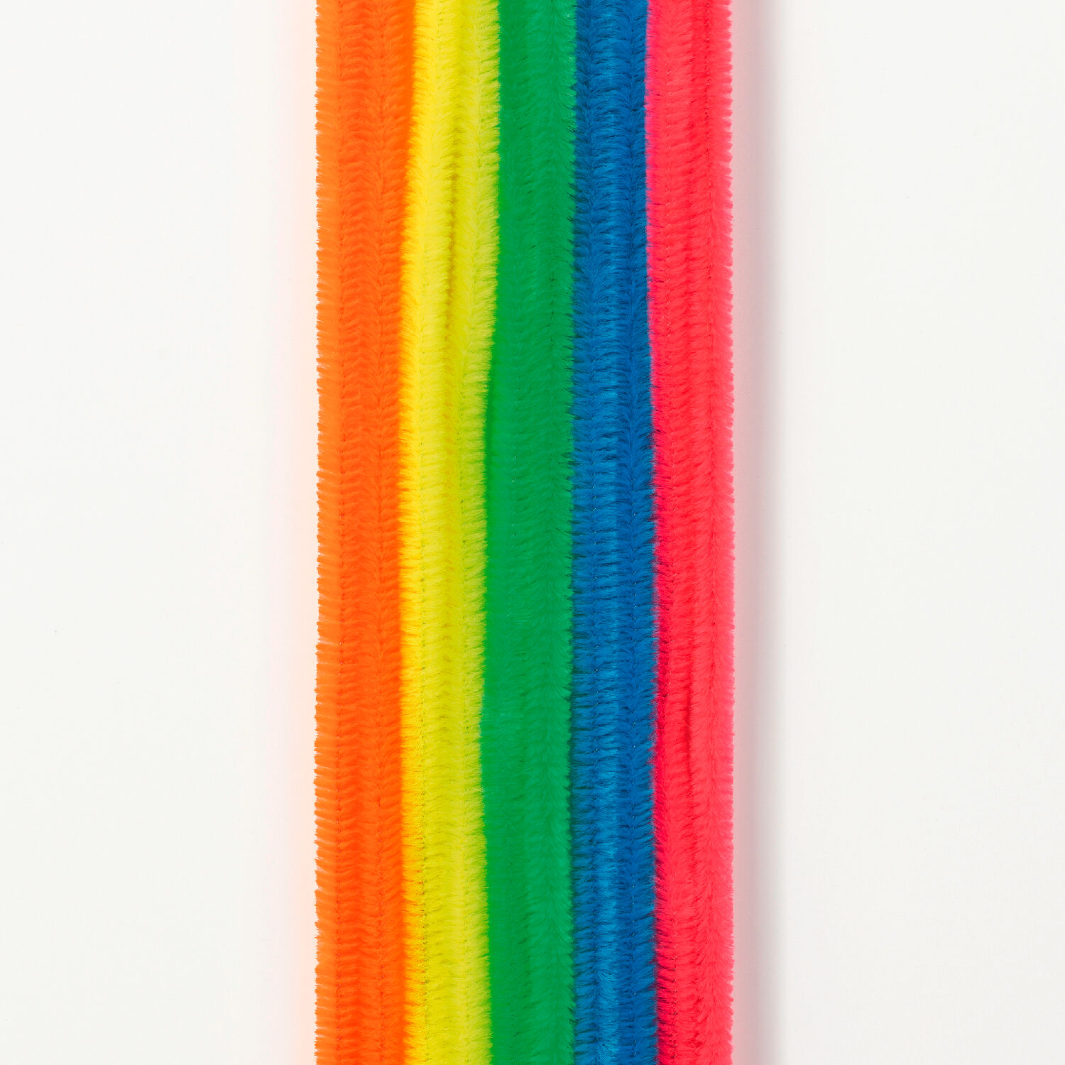 Chenilledraht / Pfeifenputzer / Biegeplsch Sortiment Neon, 50cm,  8mm, 100 Stck, farbig sortiert Bild 2