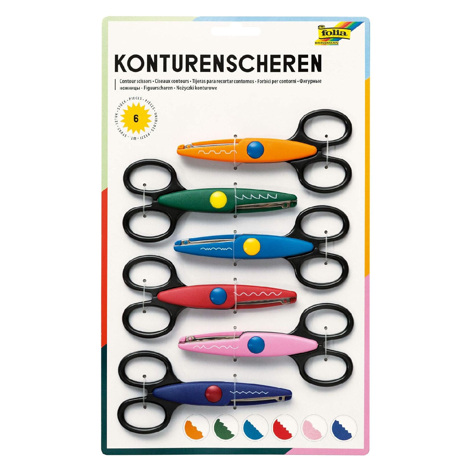 Konturenscheren 6er Set PREISHIT