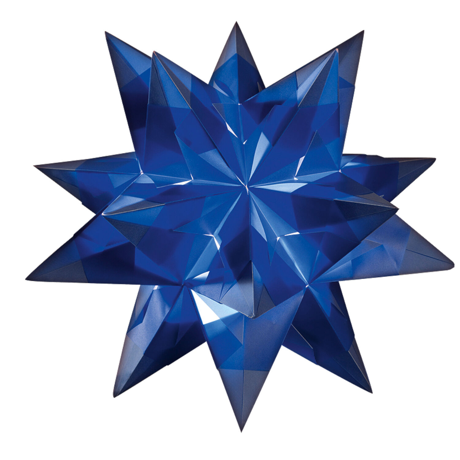 Bascetta-Stern Bastelset, 15x15cm, Blau Bild 2