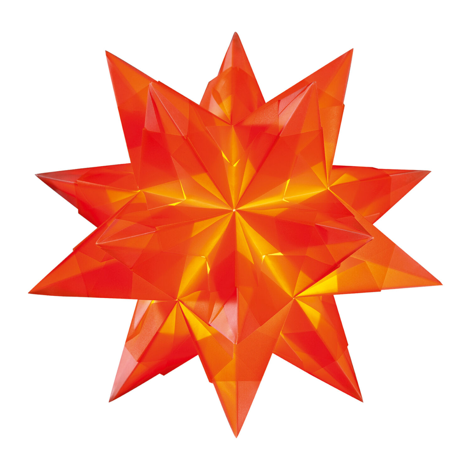 Bascetta-Stern Bastelset, 15x15cm, Orange Bild 2