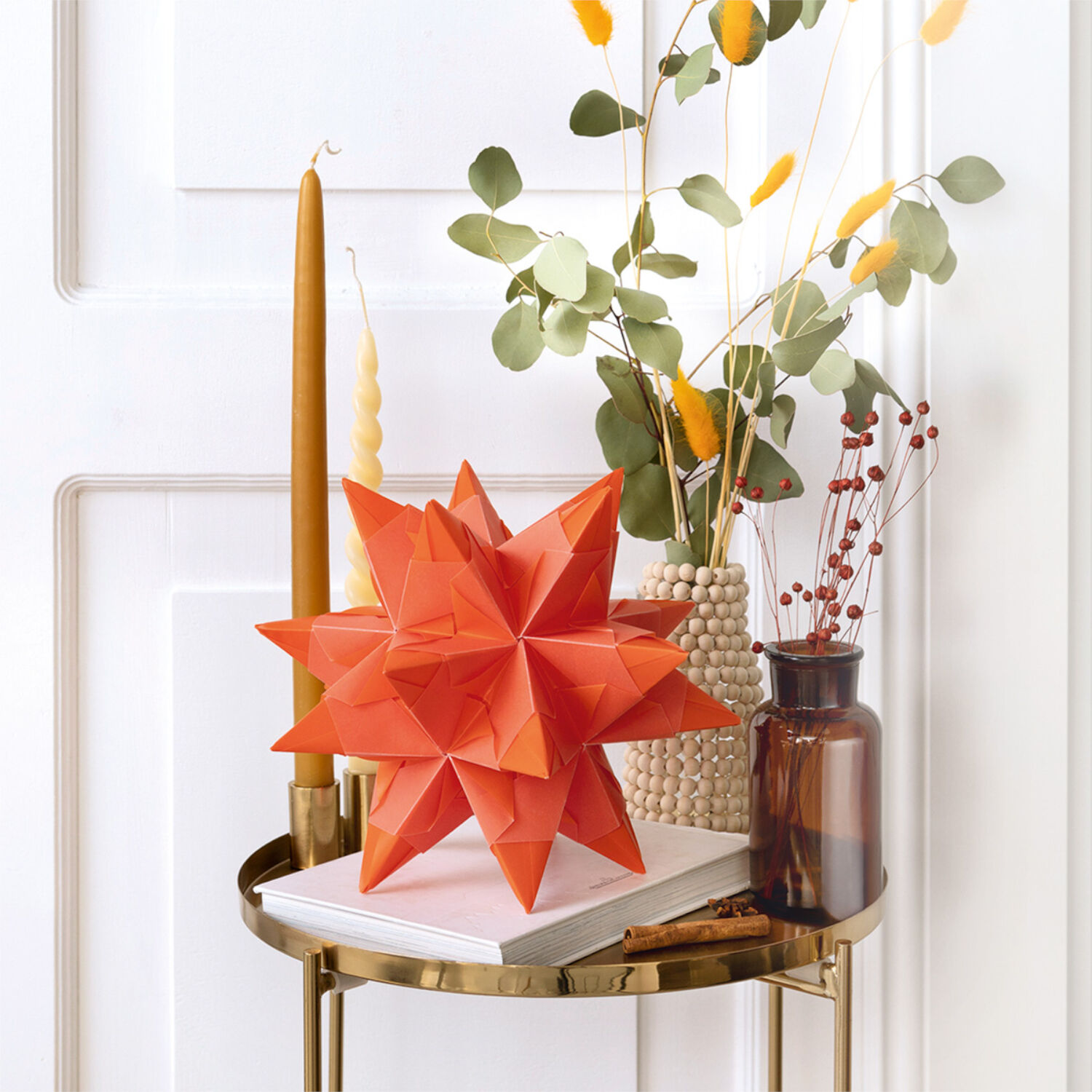 Bascetta-Stern Bastelset, 15x15cm, Orange Bild 3