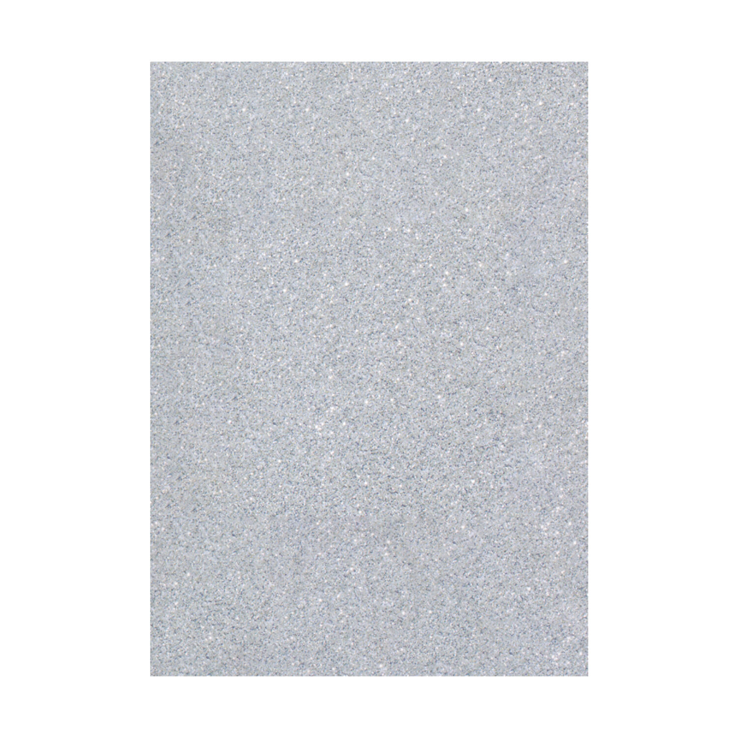 Glitterkarton 300g/m�, 50 x 70 cm, Einzelbogen, Silber Bild 2