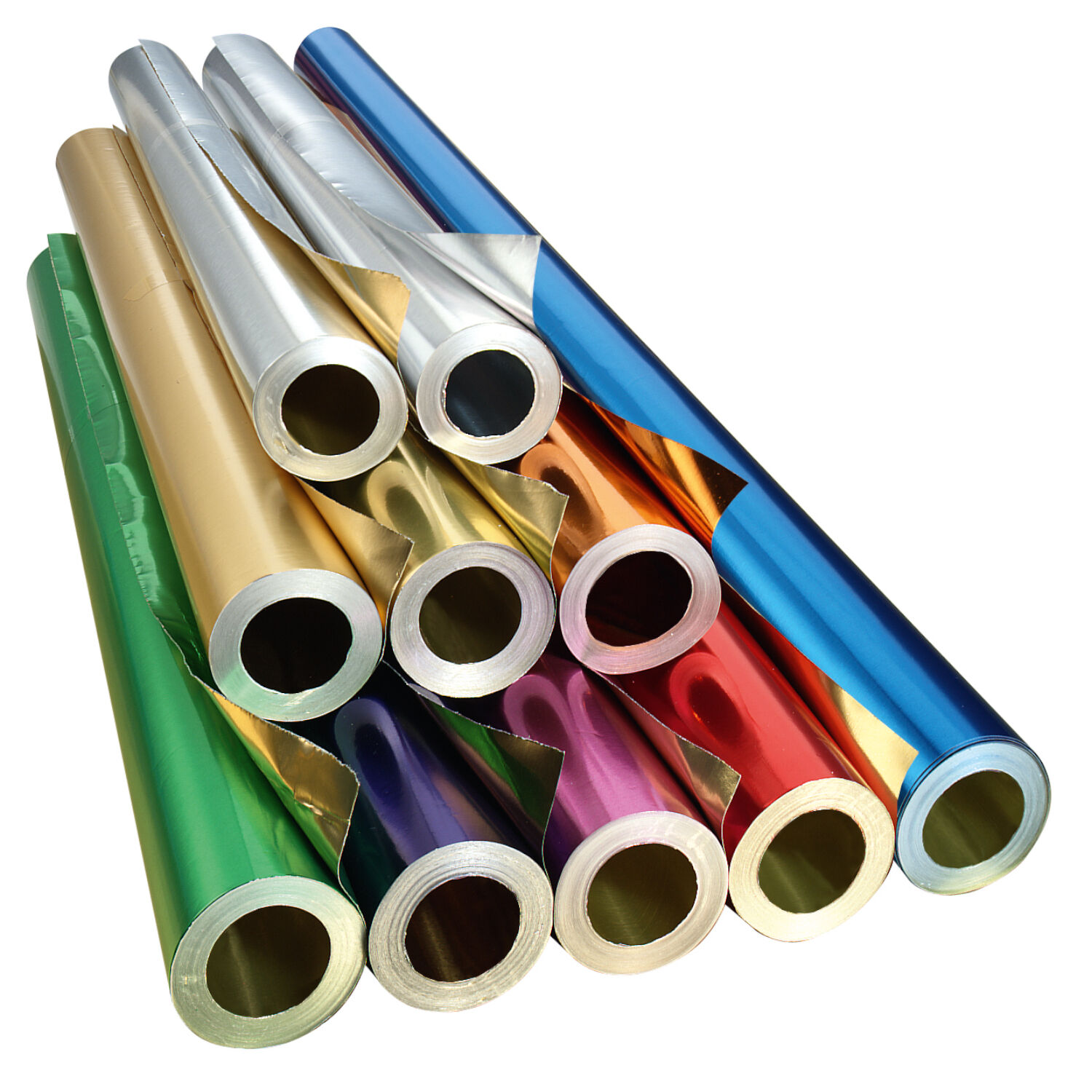 Grorolle Alufolie, 50cmx10m, gold/silber Bild 2