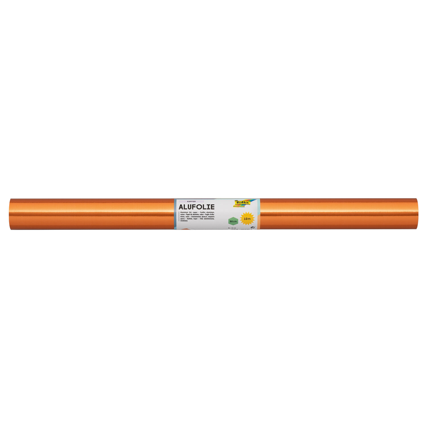 NEU Grorolle Alufolie, 50cmx10m, kupfer