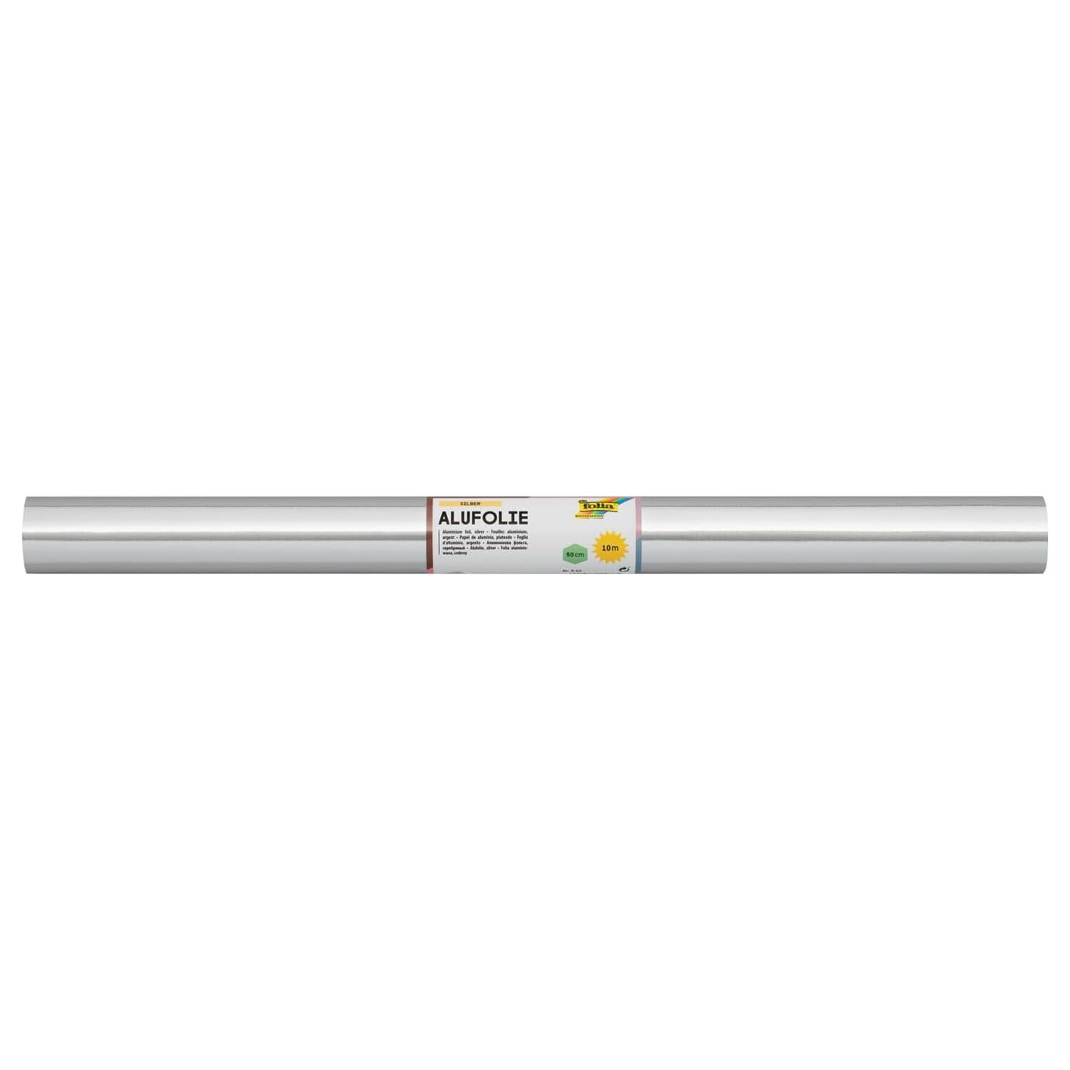 Grorolle Alufolie, 50cmx10m, silber/silber