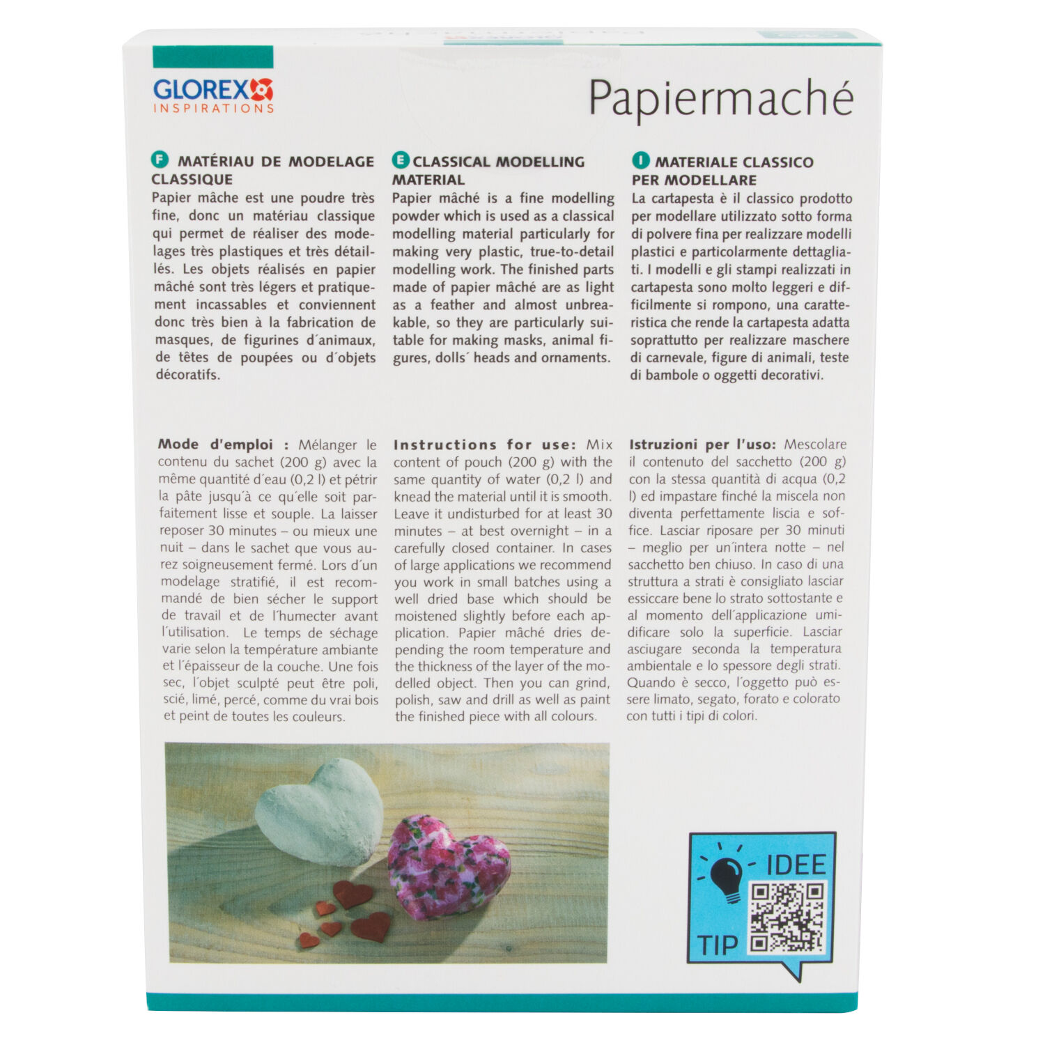 Papiermach�/ Pappmach� pulverf�rmig, 200 g Verkaufsbox Bild 3