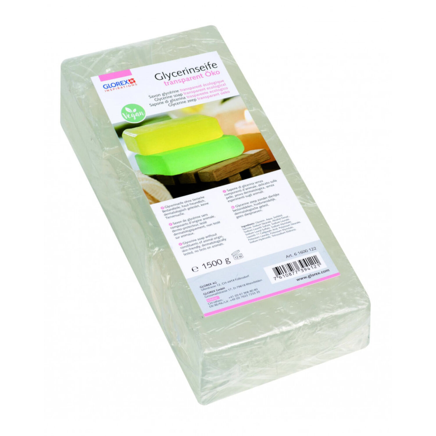 Glycerin Gie-Seife Transparent ko, 1500 g