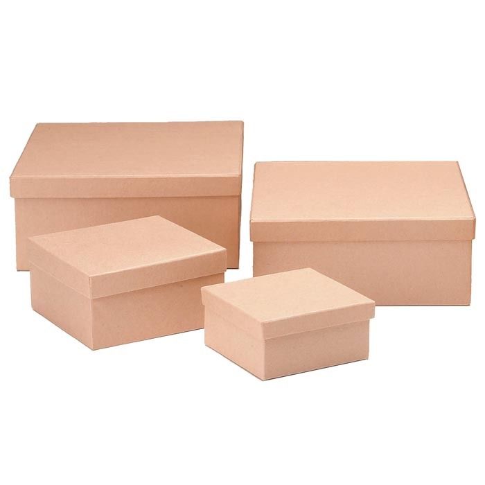 Pappschachtel, quadratisch, 125 x 125 x 65 mm