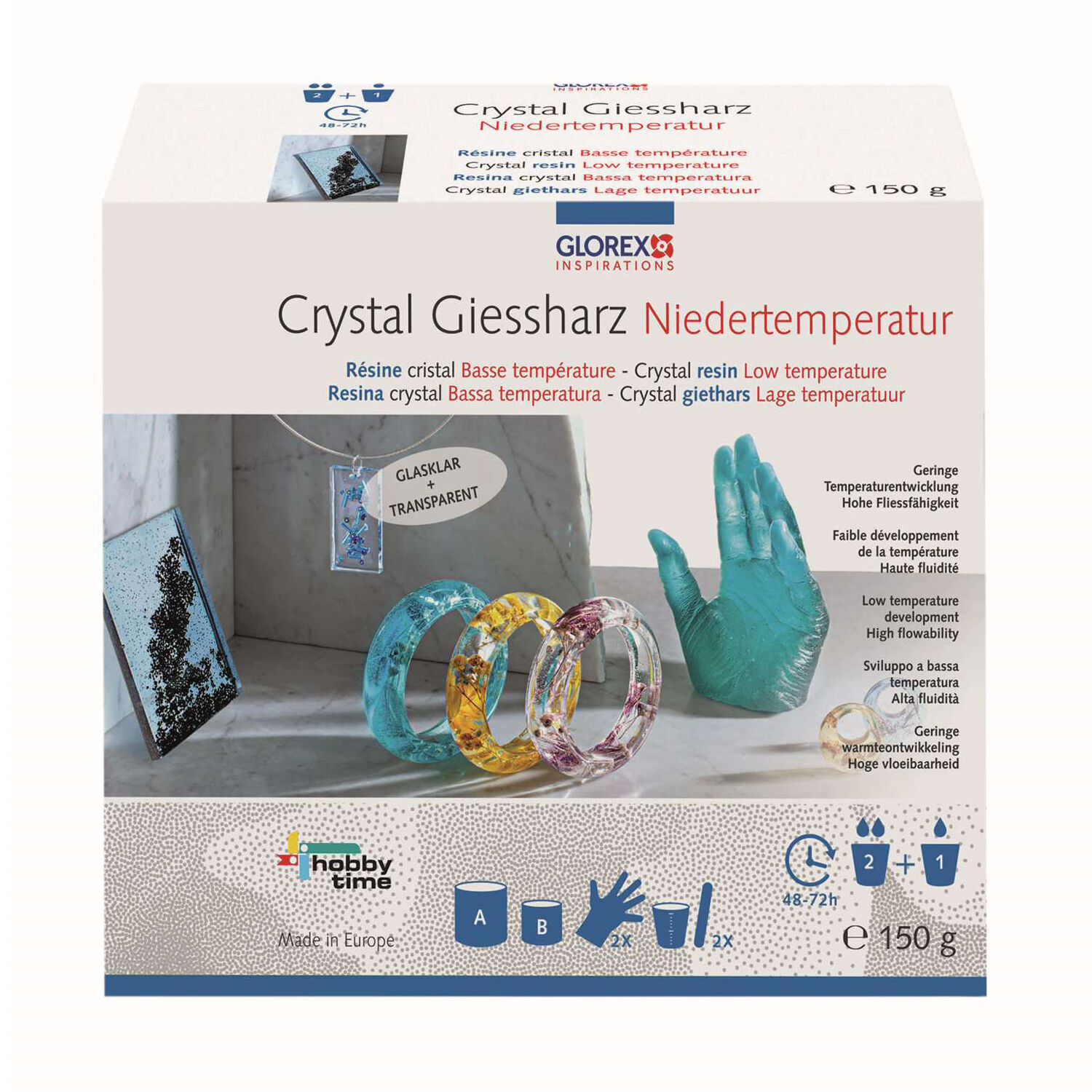 NEU Crystal-Gieharz Niedertemperatur, 150 g