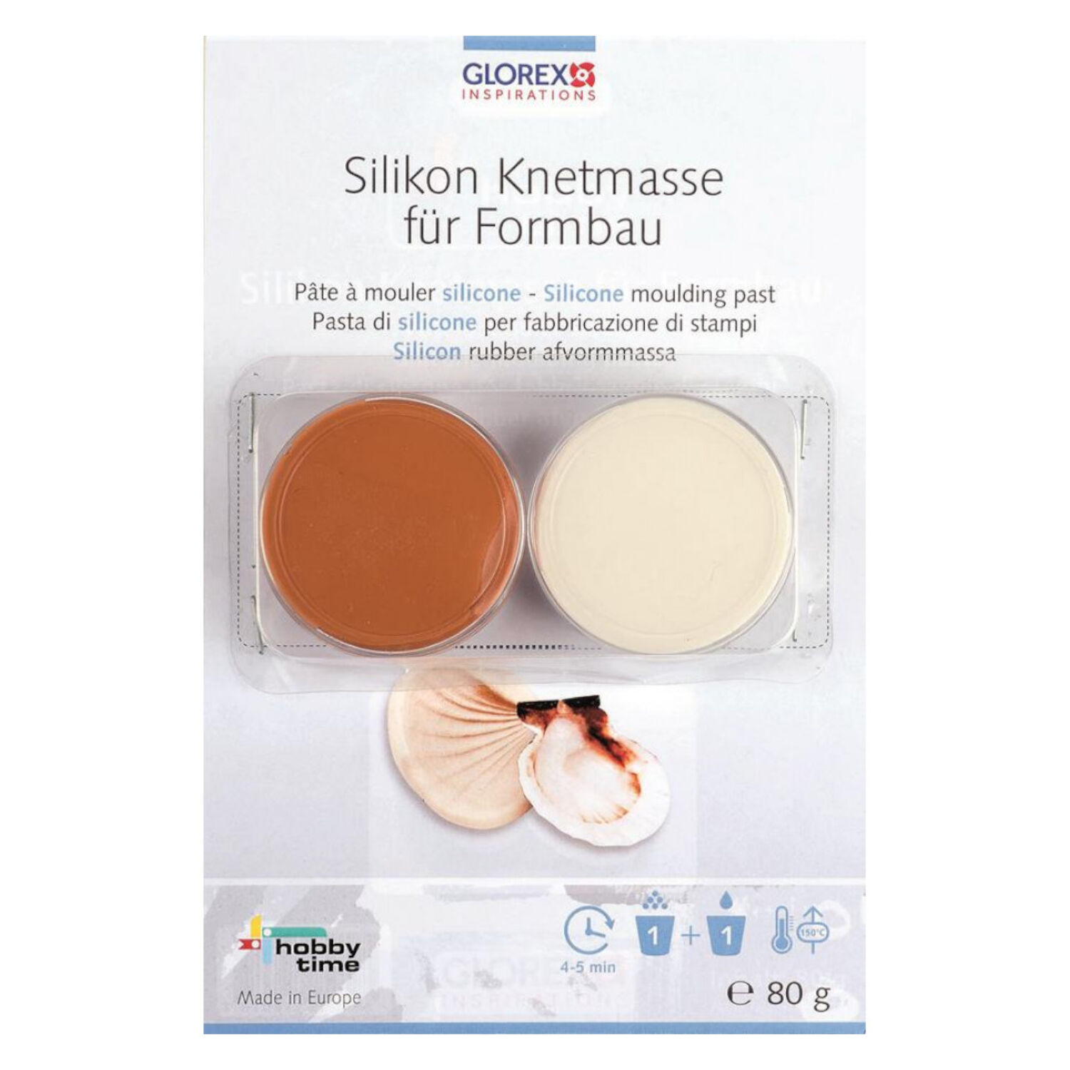 Silikon-Kautschuk knetbar, 2x40g