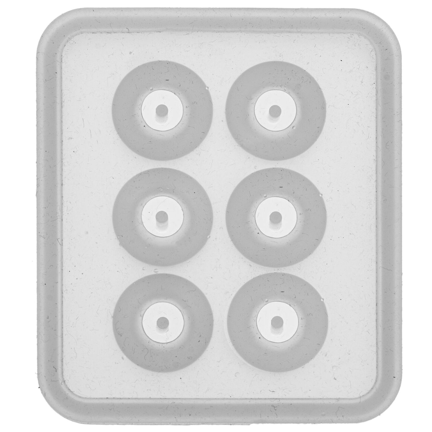 NEU Qualitts-Gieform aus Silikon / Silikongieform Perle / Kugel mit Loch, 12 mm, 6-teilig