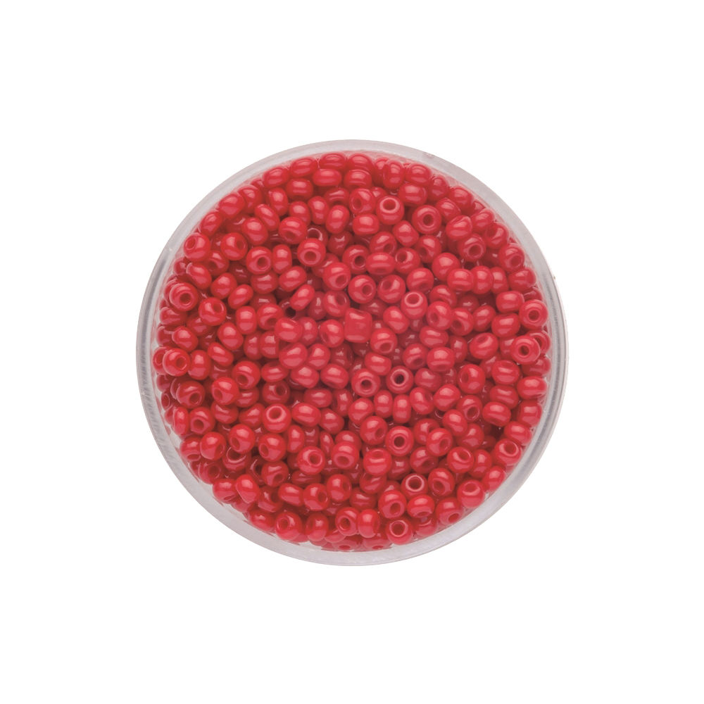 Create it Easy Rocailles 2,6 mm, 17g, opak rot