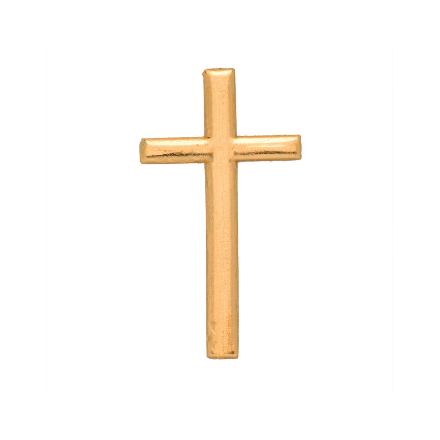 NEU Wachsdekor Kreuz, gold