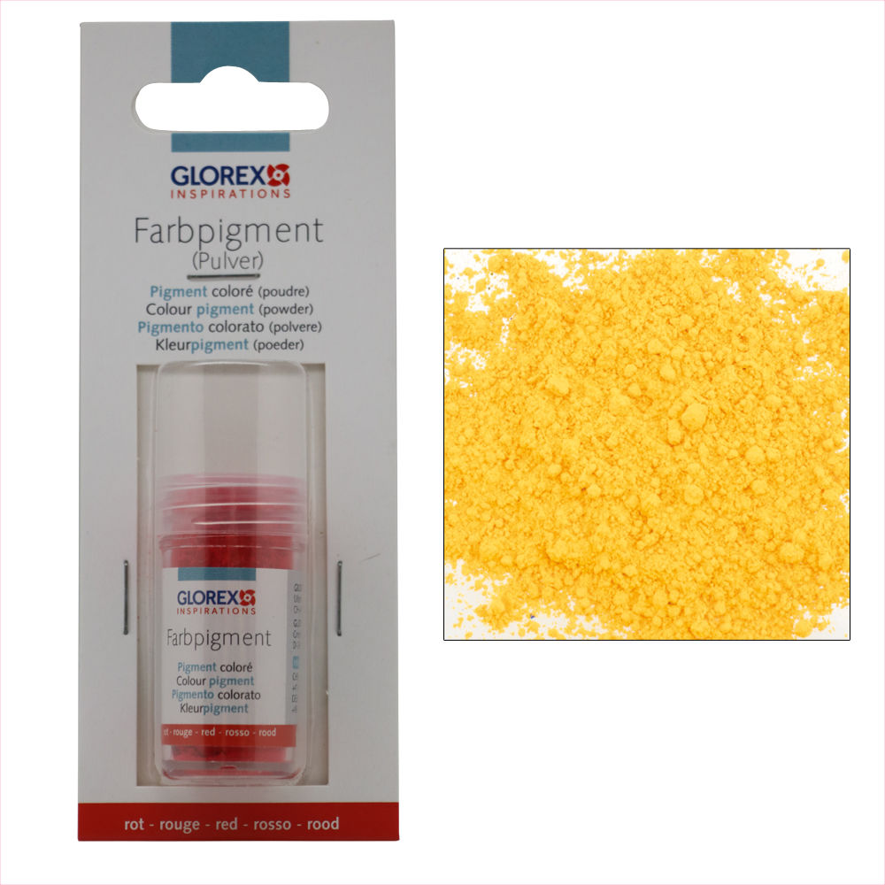 Glorex Farbpigmente, 14ml, Gelb
