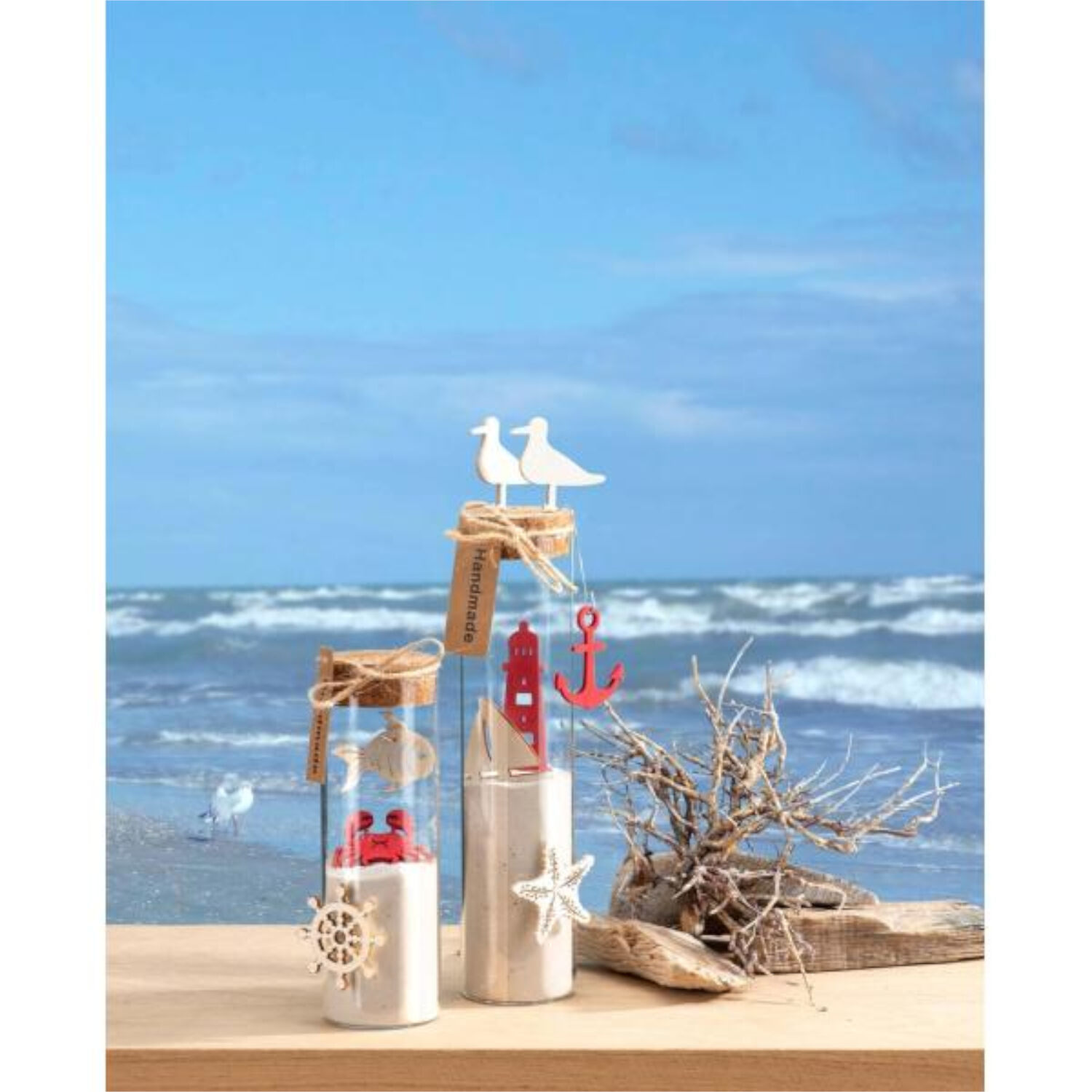 Reagenzglas klein mit Korken, 45x130mm Bild 2