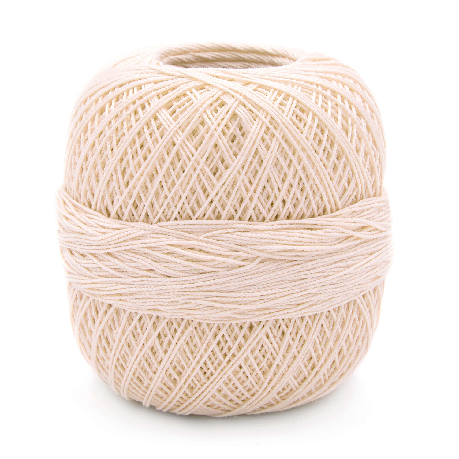 SALE H�kel-und Strickgarn 10, 100% Baumwolle, Oeko-Tex-Standard, 50g, 280m, Farbe 03, Aprikose