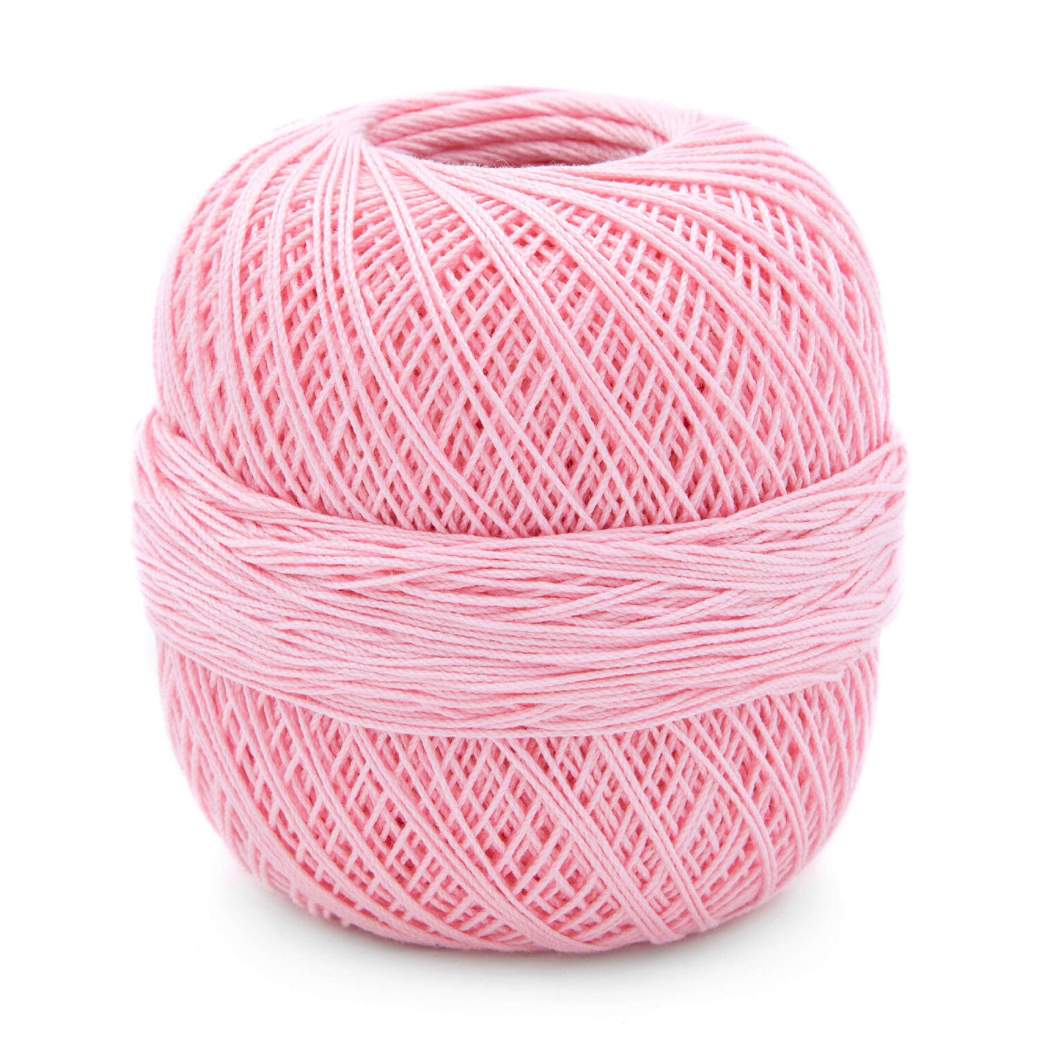Hkel-und Strickgarn 10, 100% Baumwolle, Oeko-Tex-Standard, 50g, 280m, Farbe 20, Hellrosa