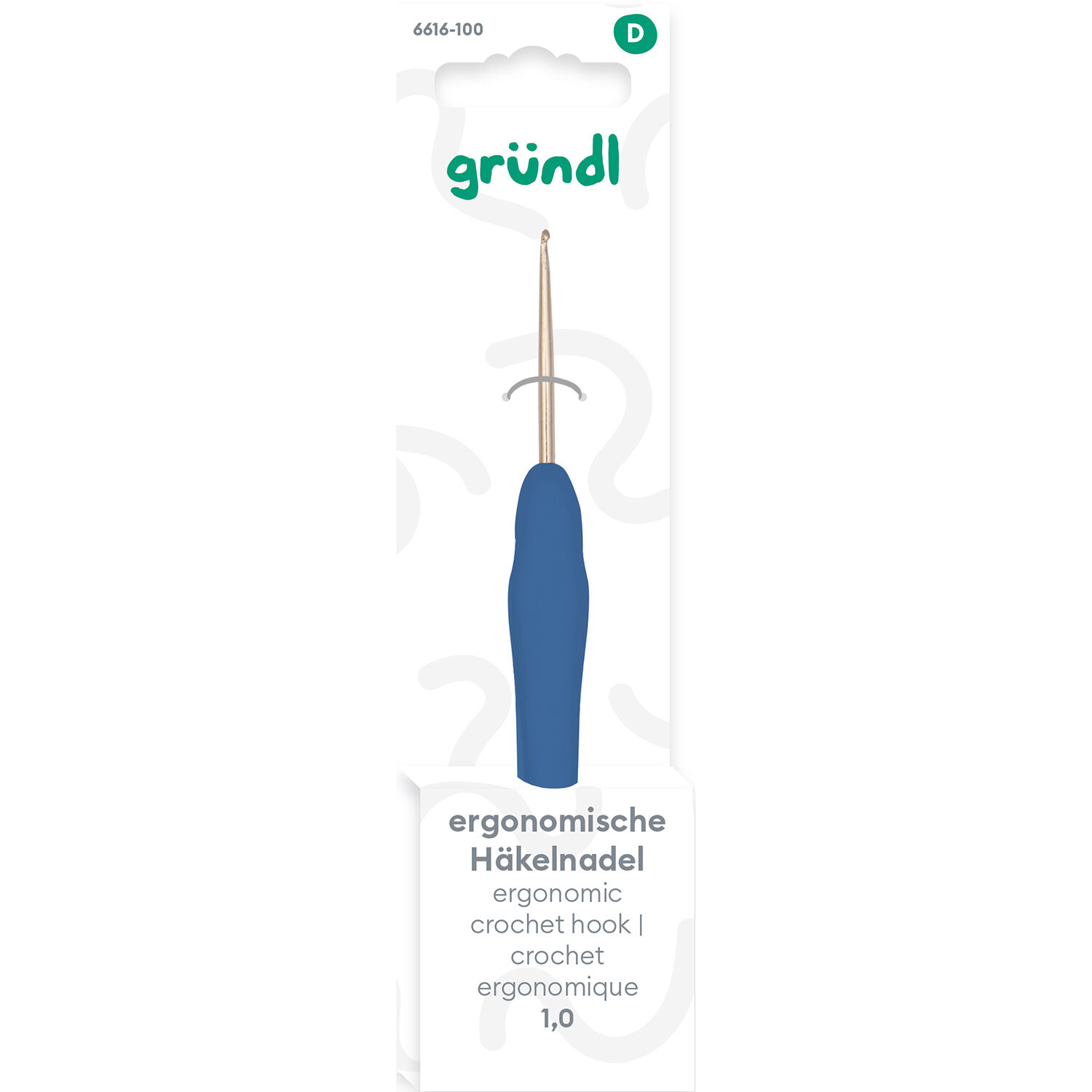 Ergonomische Hkelnadel 1,00 mm