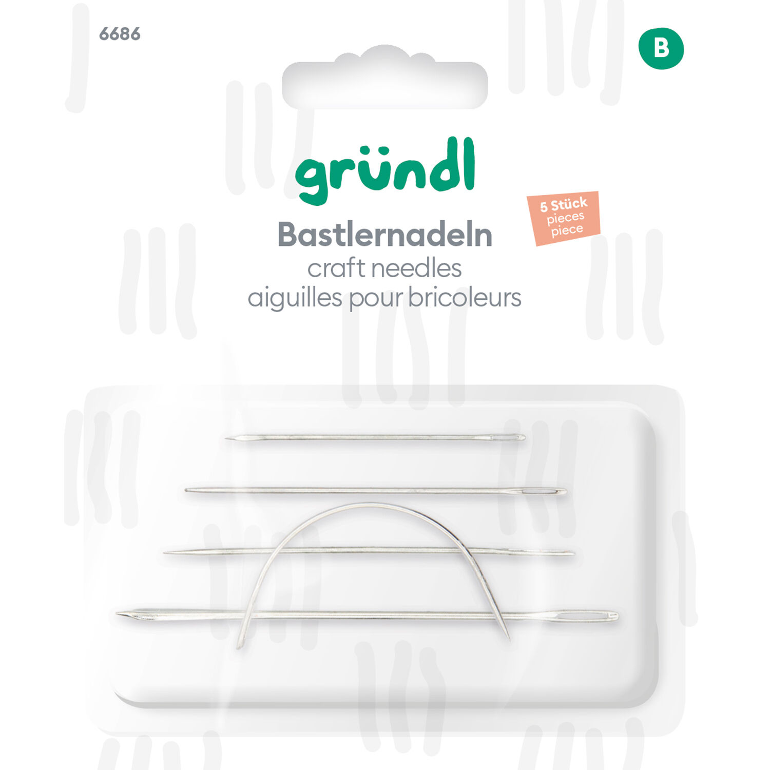 Bastlernadeln-Sortiment, 5 Stck