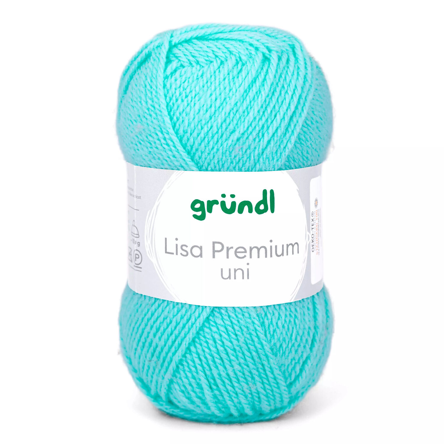 Strickgarn Lisa, 100% Polyacryl, Oeko-Tex Standard, 50g, 150m, Farbe 07, Mint