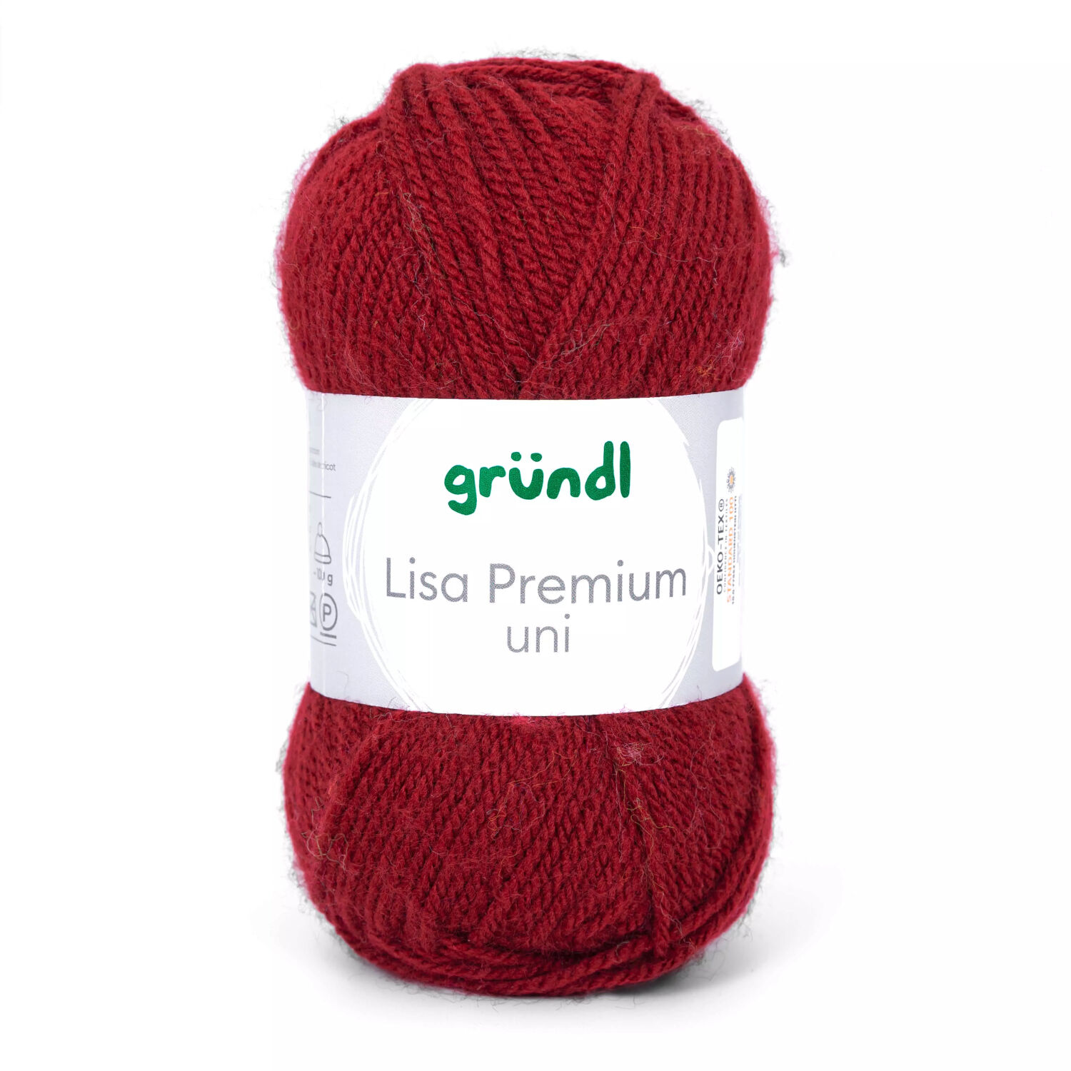 Strickgarn Lisa, 100% Polyacryl, Oeko-Tex Standard, 50g, 150m, Farbe 13, Bordeaux