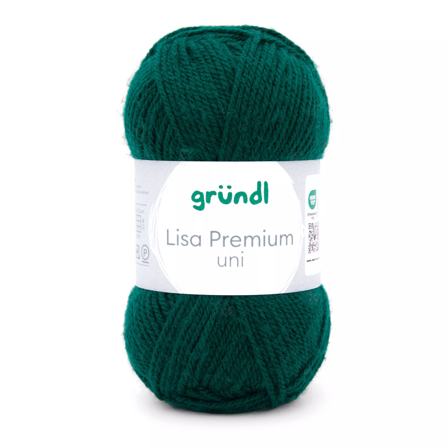Strickgarn Lisa, 100% Polyacryl, Oeko-Tex Standard, 50g, 150m, Farbe 16, Tannengrn