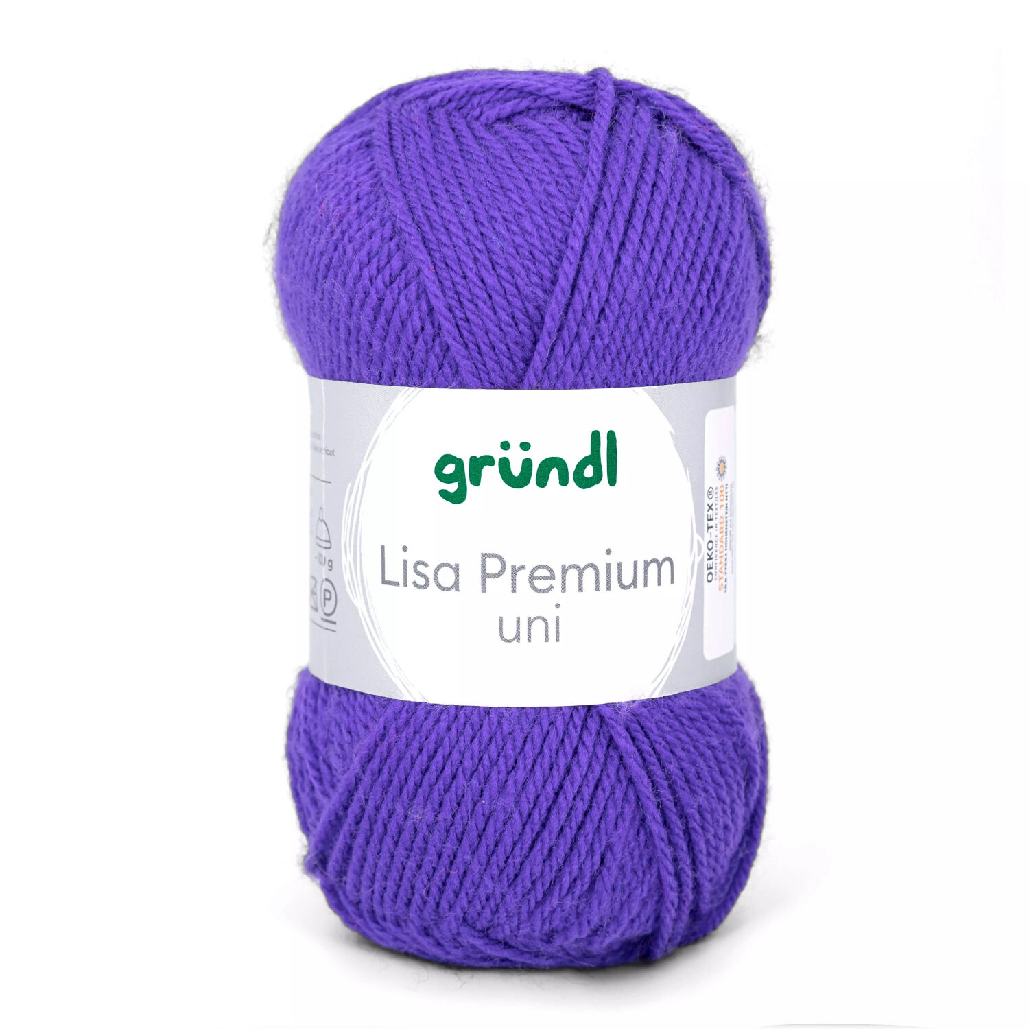 Strickgarn Lisa, 100% Polyacryl, Oeko-Tex Standard, 50g, 150m, Farbe 21, Lila