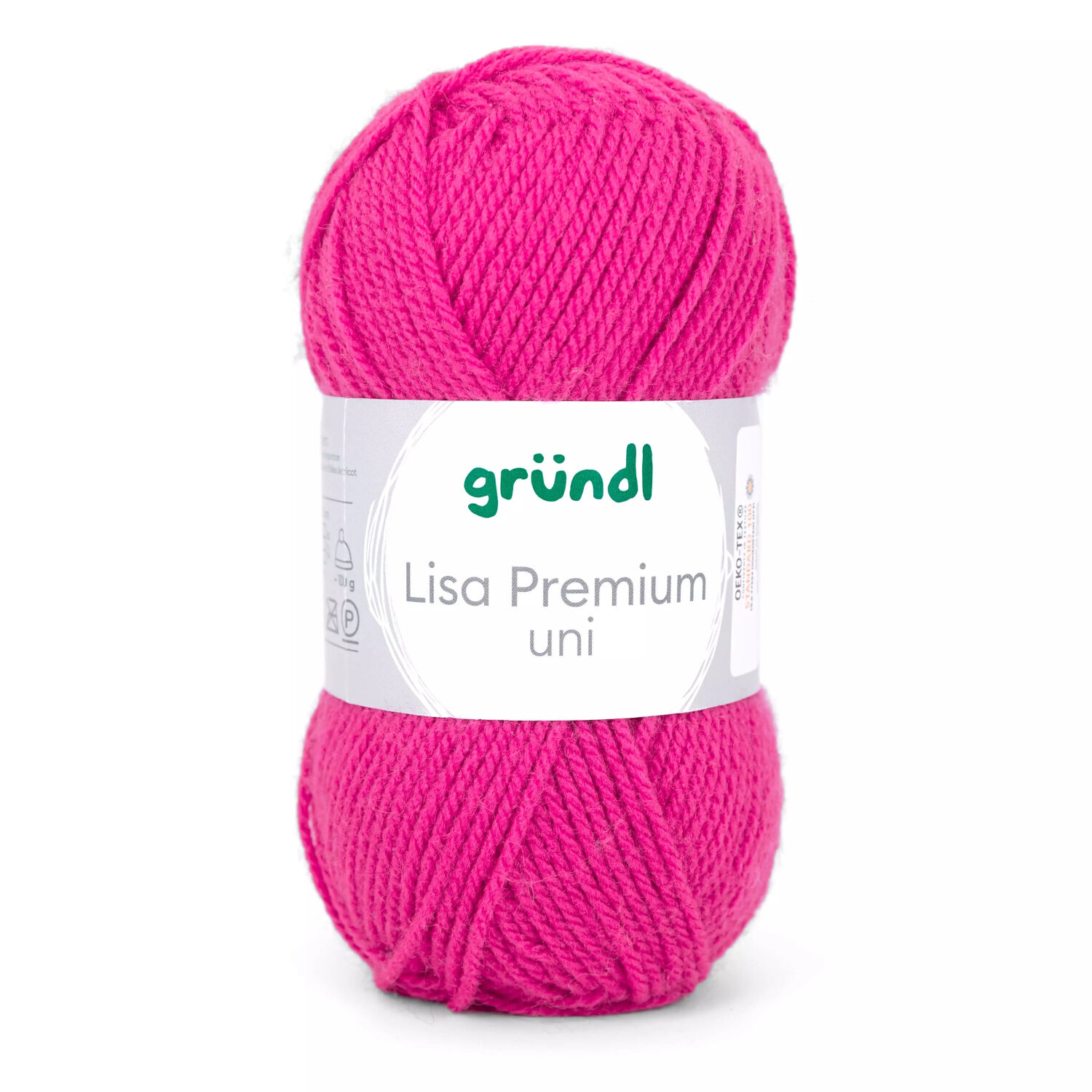 Strickgarn Lisa, 100% Polyacryl, Oeko-Tex Standard, 50g, 150m, Farbe 44, pink