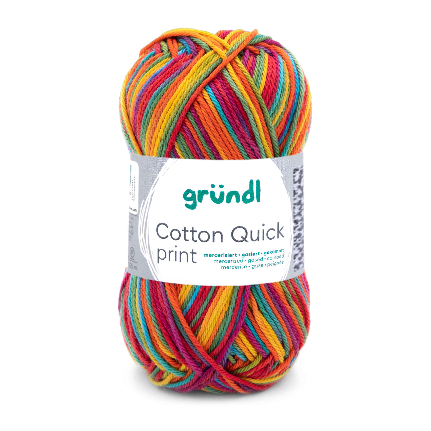 Cotton Quick print, 100% Baumwolle, Oeko-Tex-Standard, 50g, 125m, Farbe 205, Carneval Multicolor