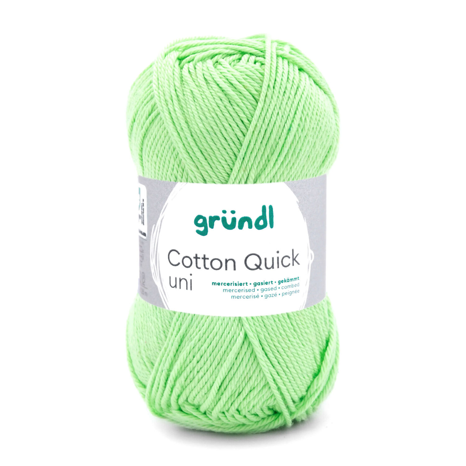Cotton Quick uni, 100% Baumwolle, Oeko-Tex-Standard, 50g, 125m, Farbe 103, Kiwi
