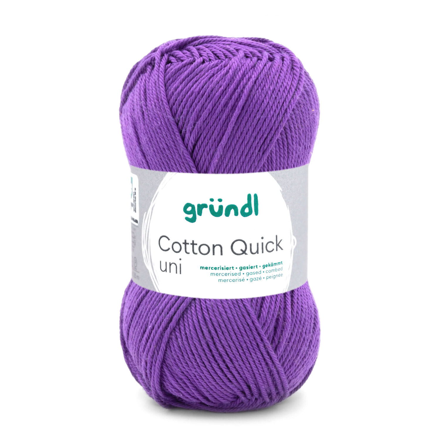 Cotton Quick uni, 100% Baumwolle, Oeko-Tex-Standard, 50g, 125m, Farbe 130, Violett