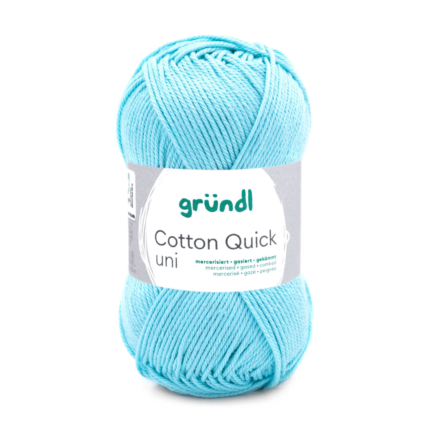 Cotton Quick uni, 100% Baumwolle, Oeko-Tex-Standard, 50g, 125m, Farbe 141, Babyblau