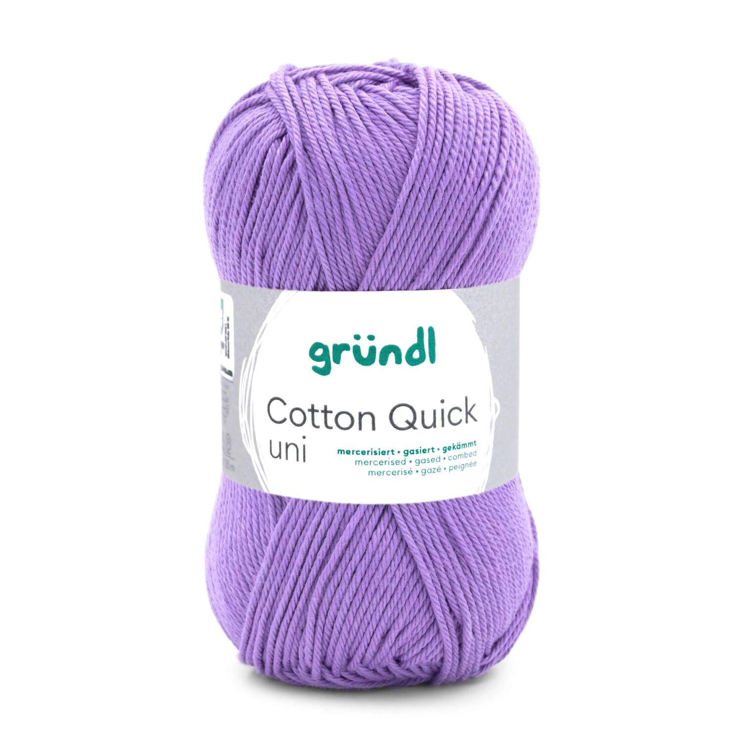 Cotton Quick uni, 100% Baumwolle, Oeko-Tex-Standard, 50g, 125m, Farbe 142, Lavendel