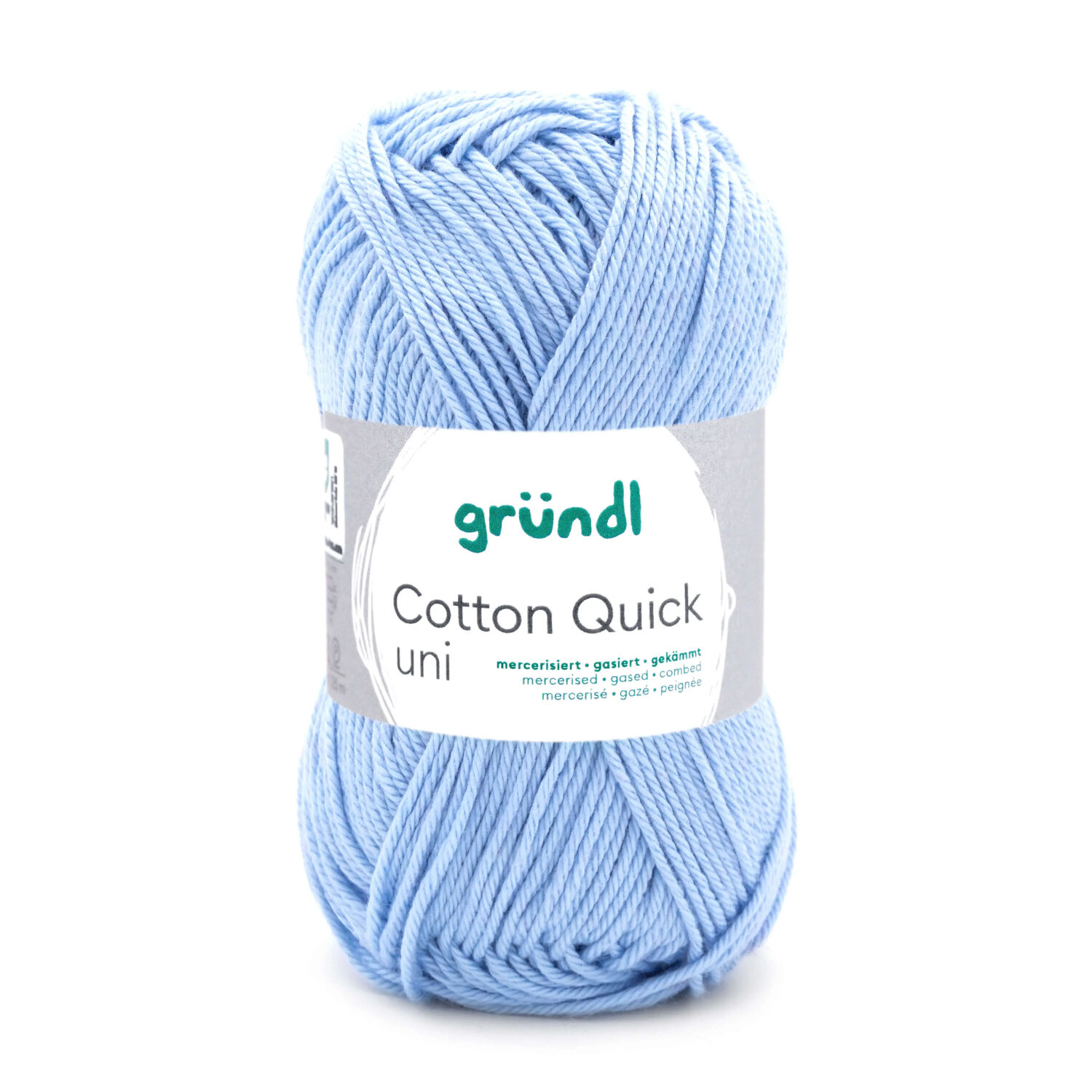 Cotton Quick uni, 100% Baumwolle, Oeko-Tex-Standard, 50g, 125m, Farbe 148, Himmelblau
