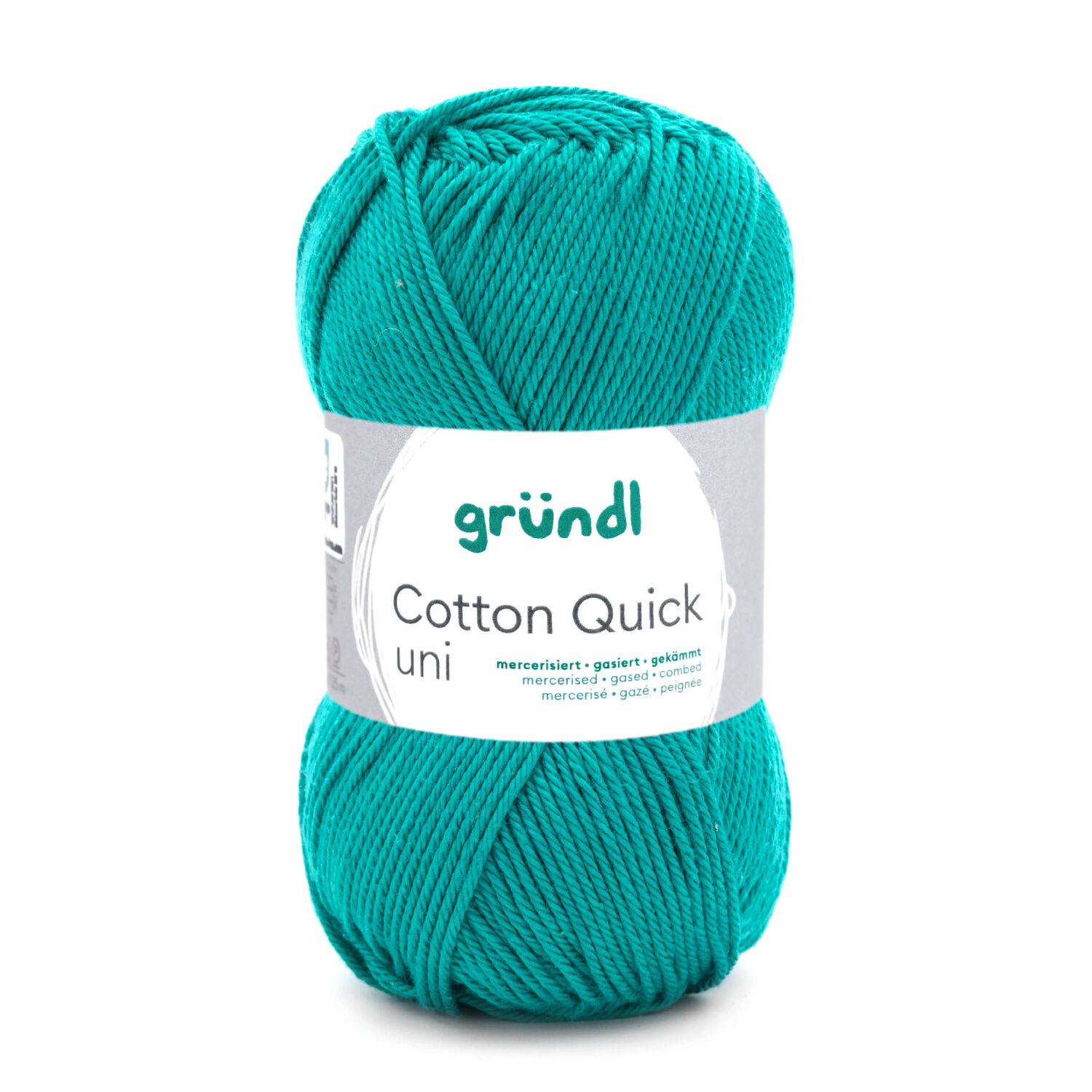 Cotton Quick uni, 100% Baumwolle, Oeko-Tex-Standard, 50g, 125m, Farbe 90, Smaragd