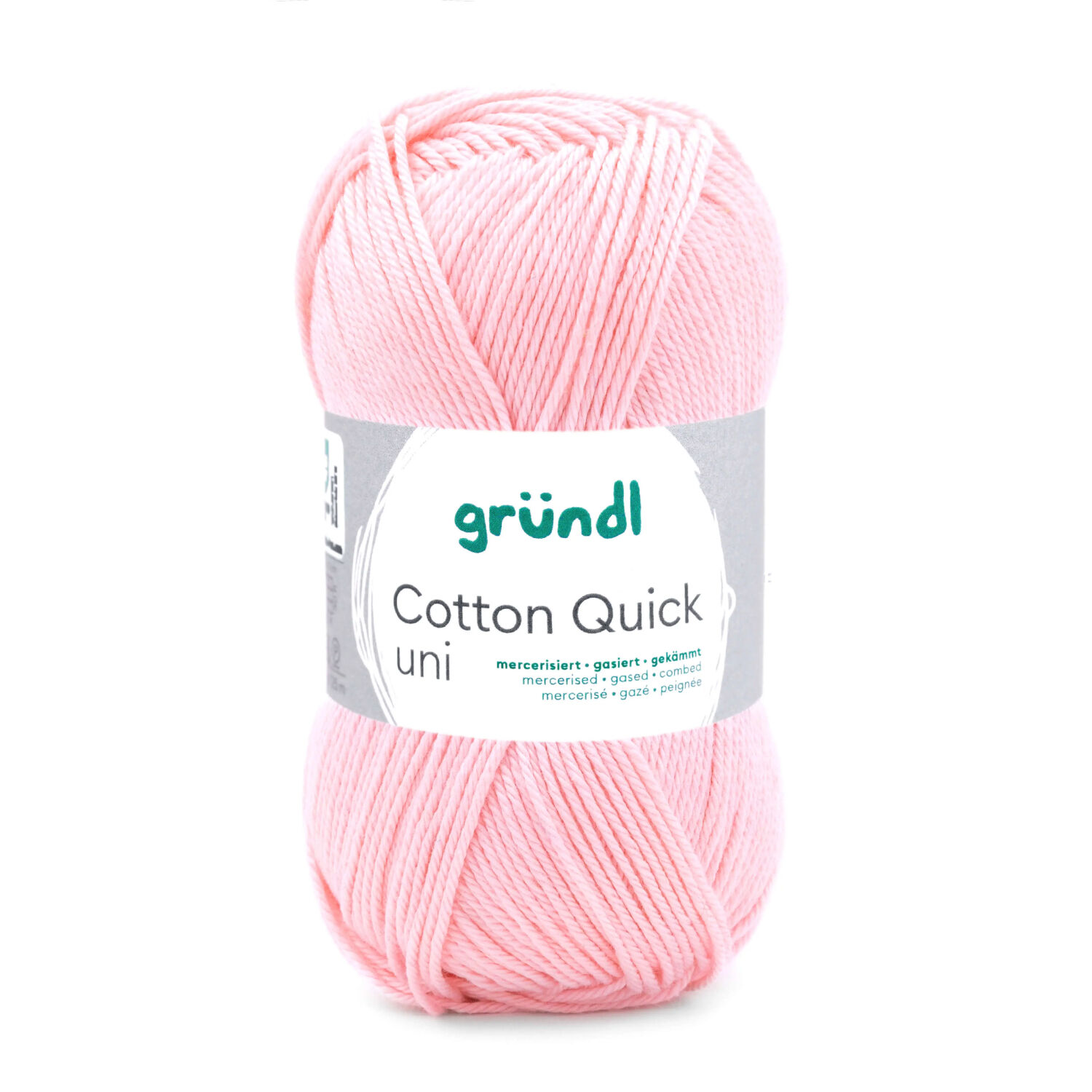 Cotton Quick uni, 100% Baumwolle, Oeko-Tex-Standard, 50g, 125m, Farbe 94, Rosa