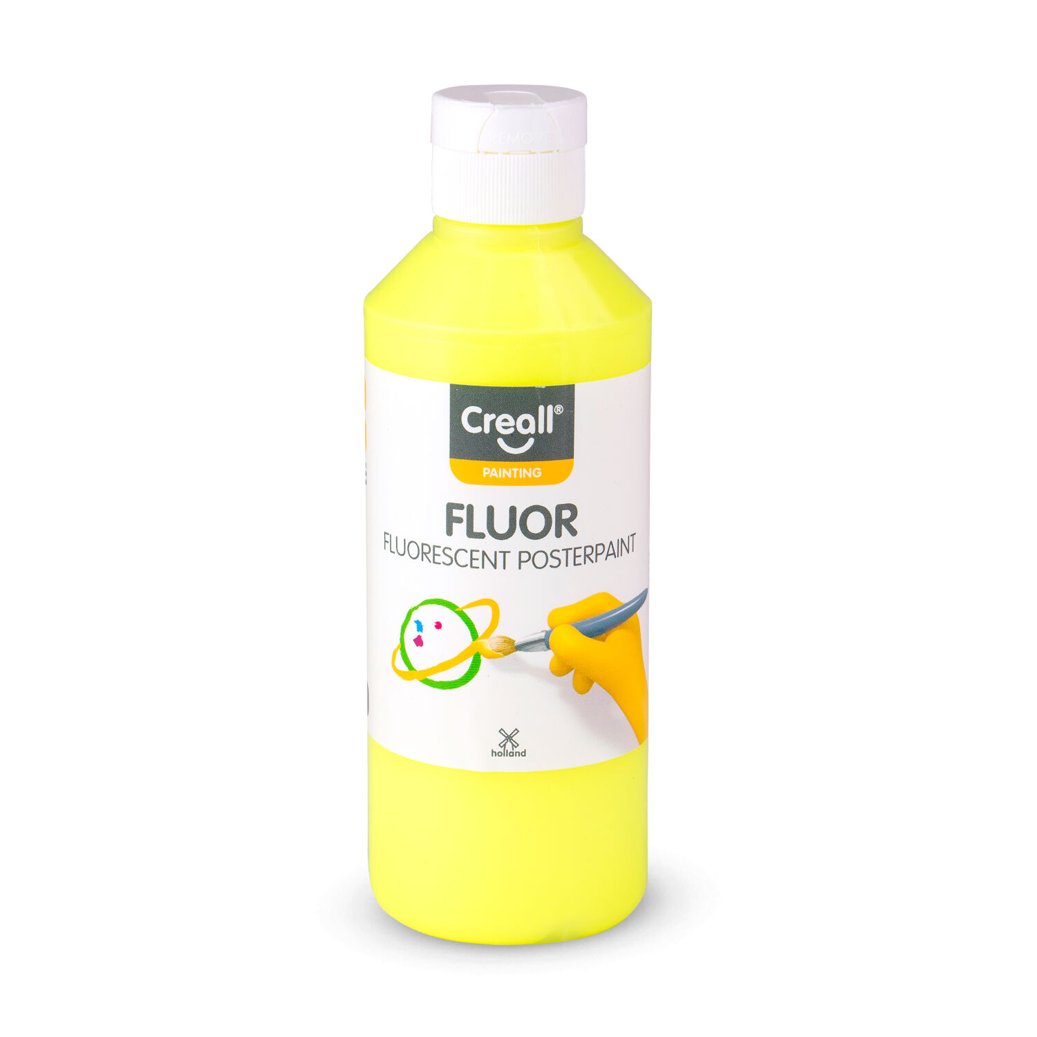 Creall Fluor-Farbe, 250ml, Gelb