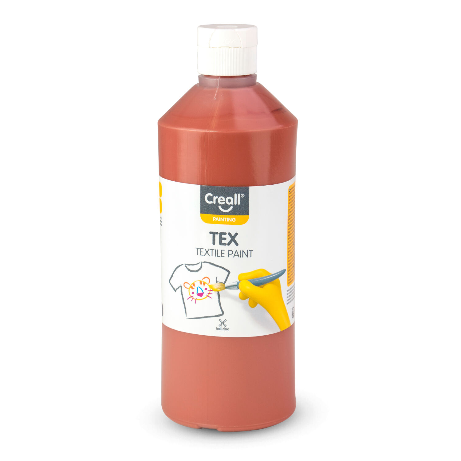 Stoffmal- und Druckfarbe 500 ml, Braun PREISHIT