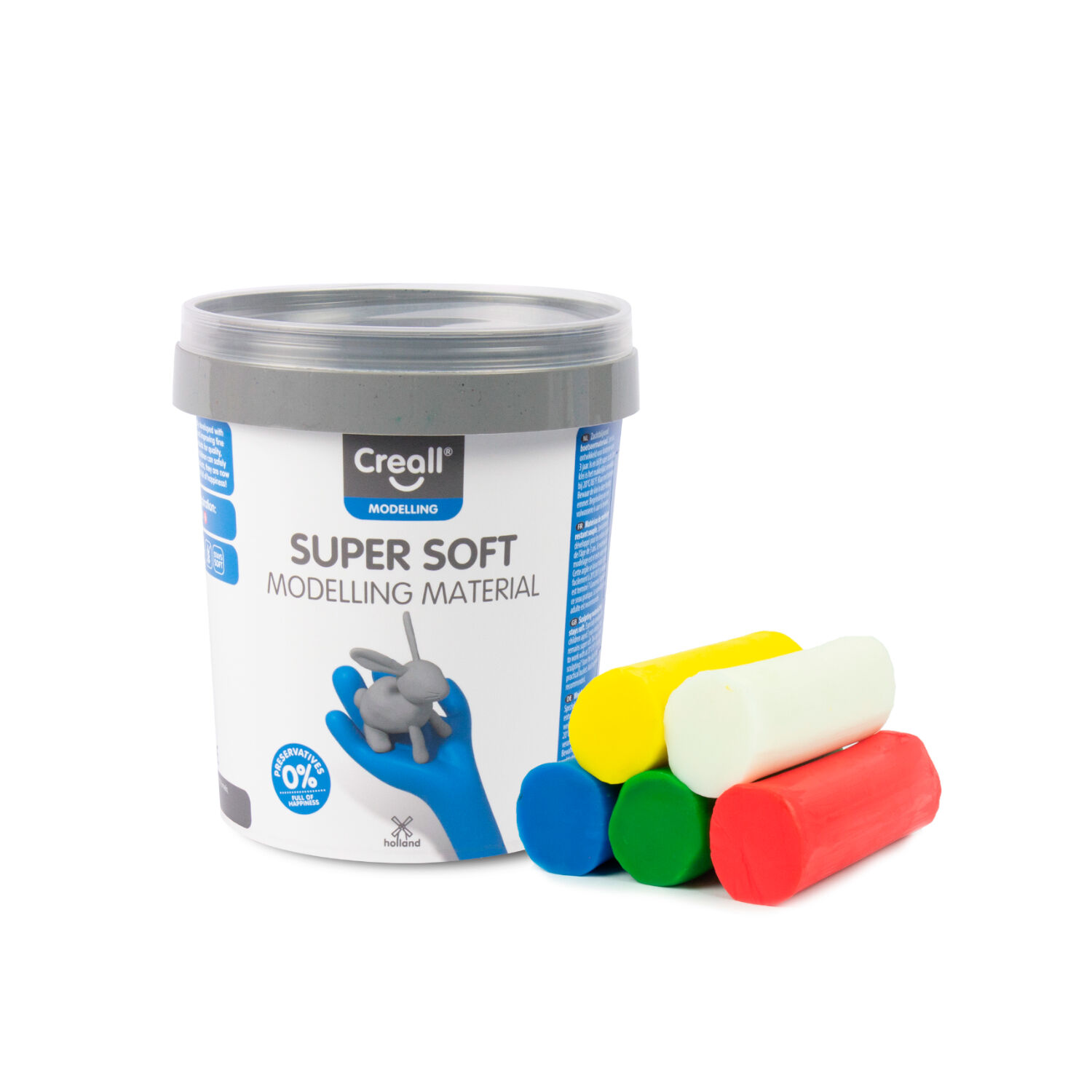 Creall Supersofte Knetmasse, sortiert 450g