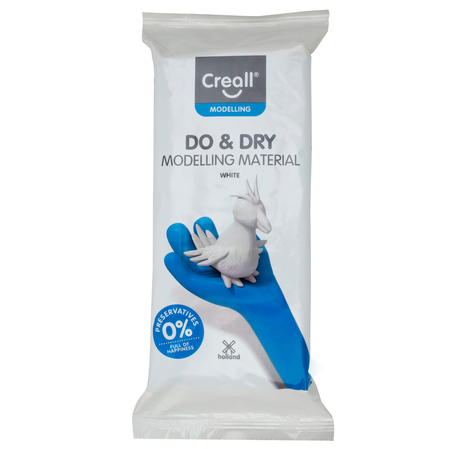 Creall Do & Dry Modelliermasse, wei, 1000g