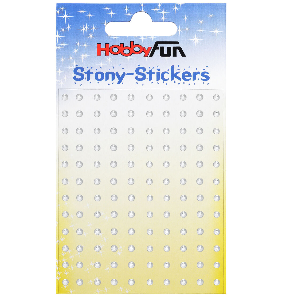 NEU STONY-Sticker rund, Gre ca. 3 mm, kristallfarben, 120 Stck