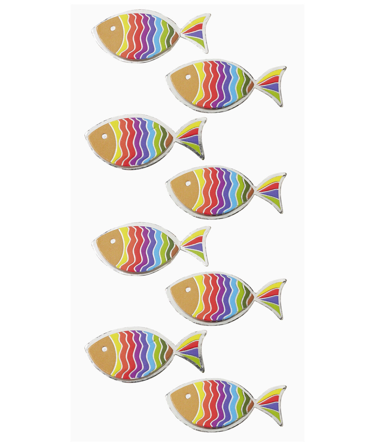 NEU Sticker Fische, Beutel mit 8 Stck