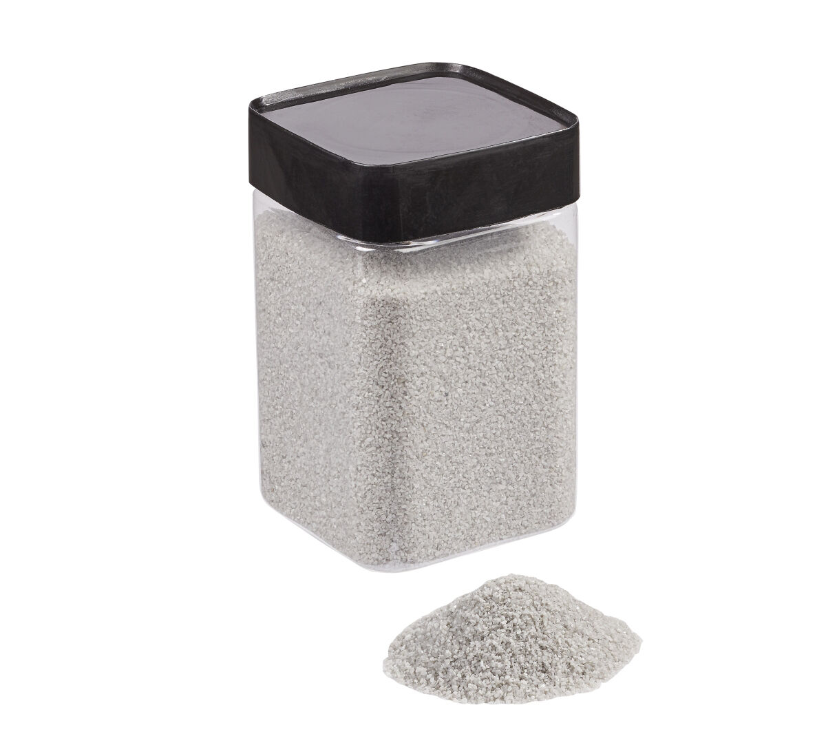 NEU Streu-Sand, Dose mit Gre ca. 350g, grau