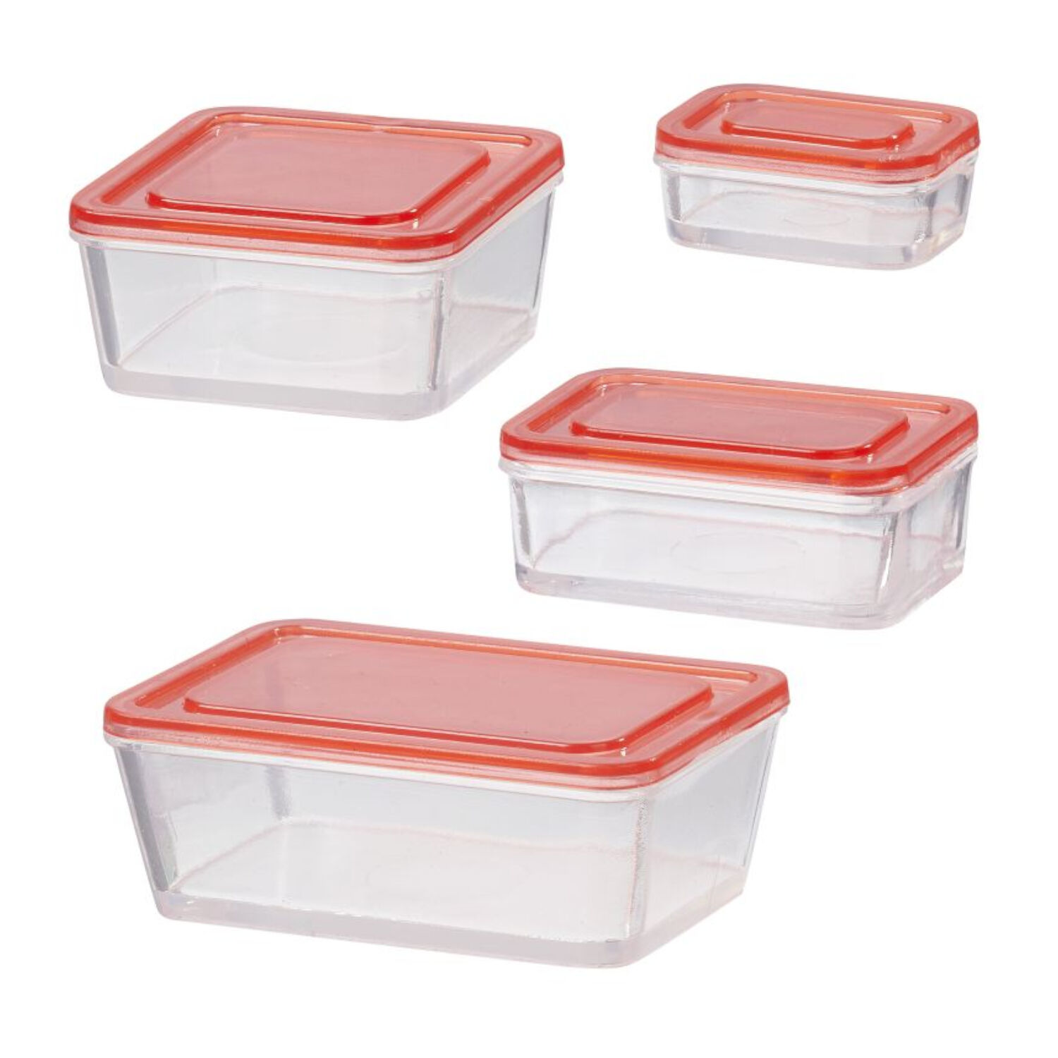 Miniatur Lunchbox-Set fr Wichtel / Geldgeschenke, 4er-Set, ca. 1,7 - 3,6 cm