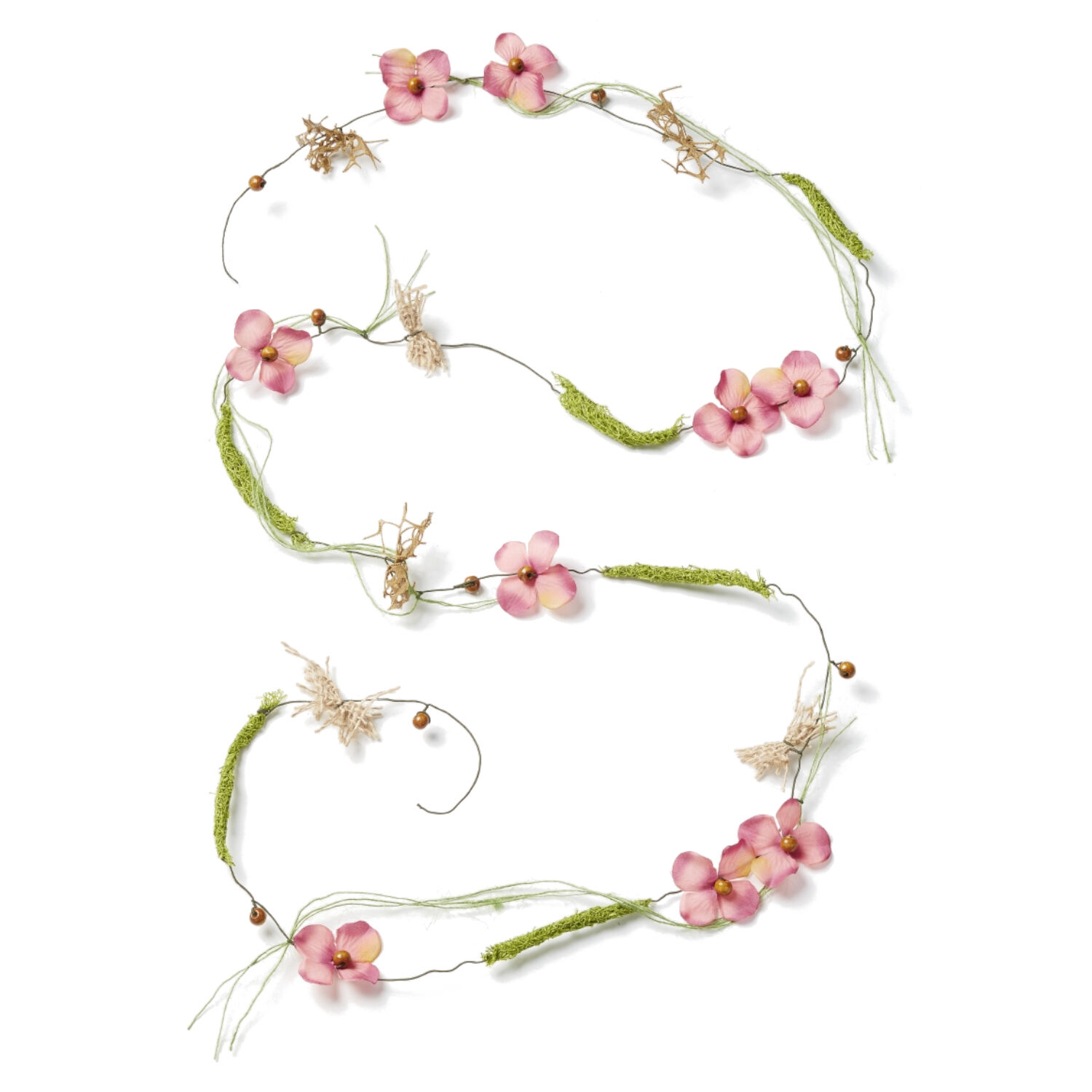 Hobbyfun Deko Bl�tengirlande 1,5 m, Rosenholz