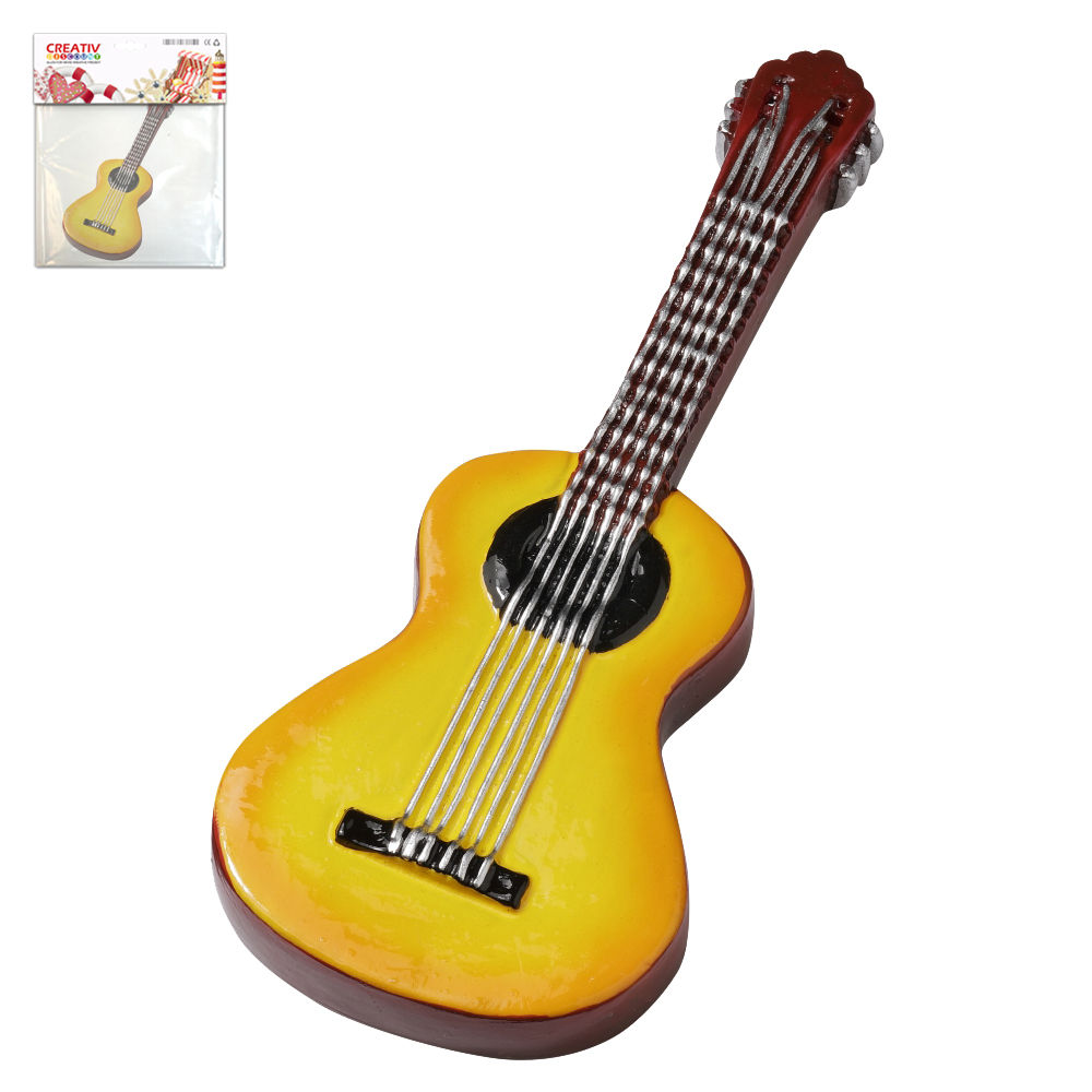 Hobbyfun Miniatur Gitarre, ca. 9,5cm, 1 Stück