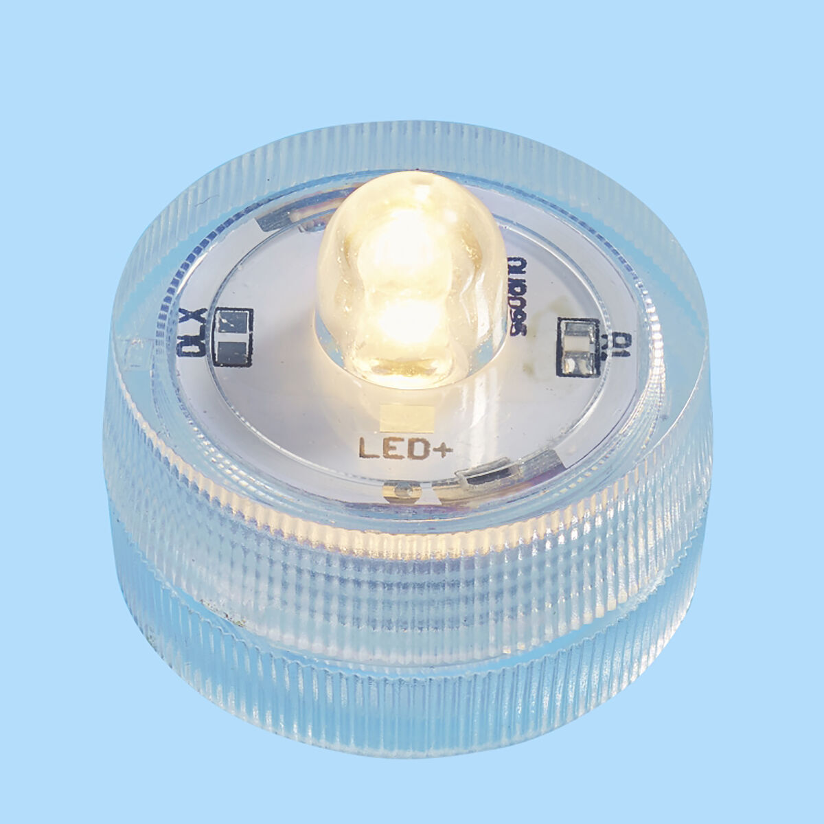 NEU LED-Teelicht mit Batterie, wasserdicht, Brenndauer ca. 48 Stunden