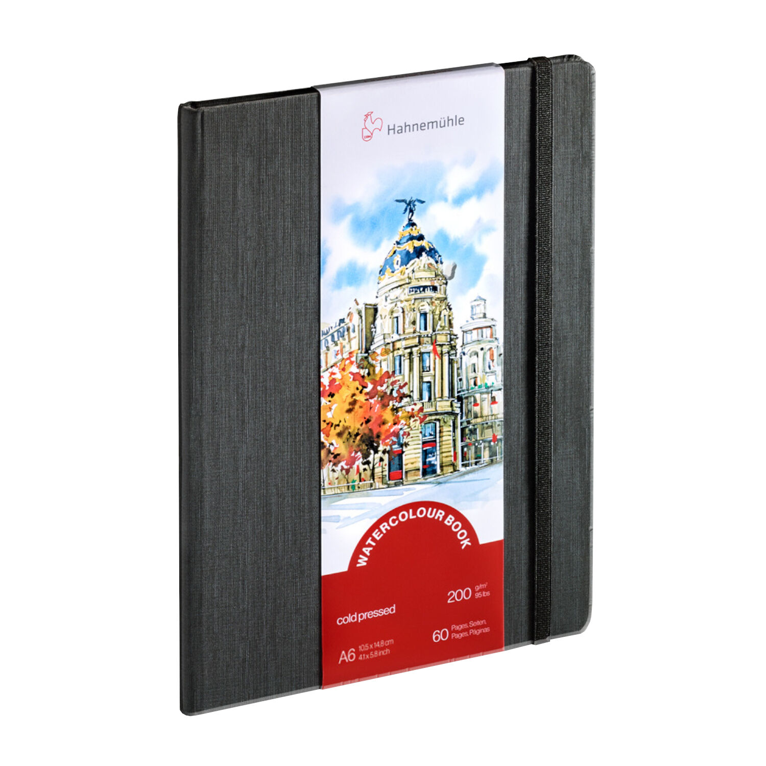 NEU Aquarellbuch, Portraitformat, 200g/m�, DIN A6, 60 Seiten